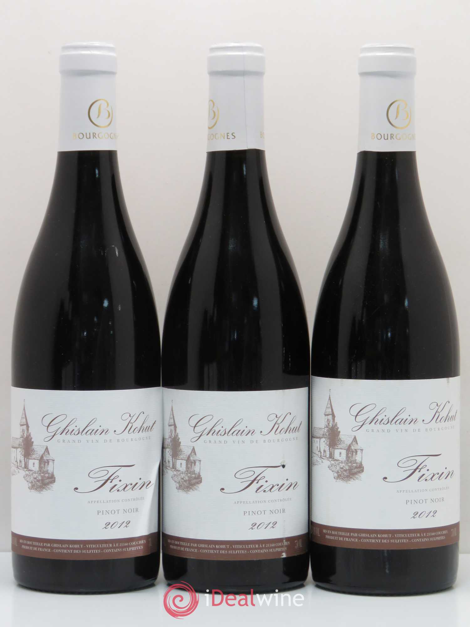 Fixin Ghislain Kohut 2012 - Lot de 6 bouteilles - 2
