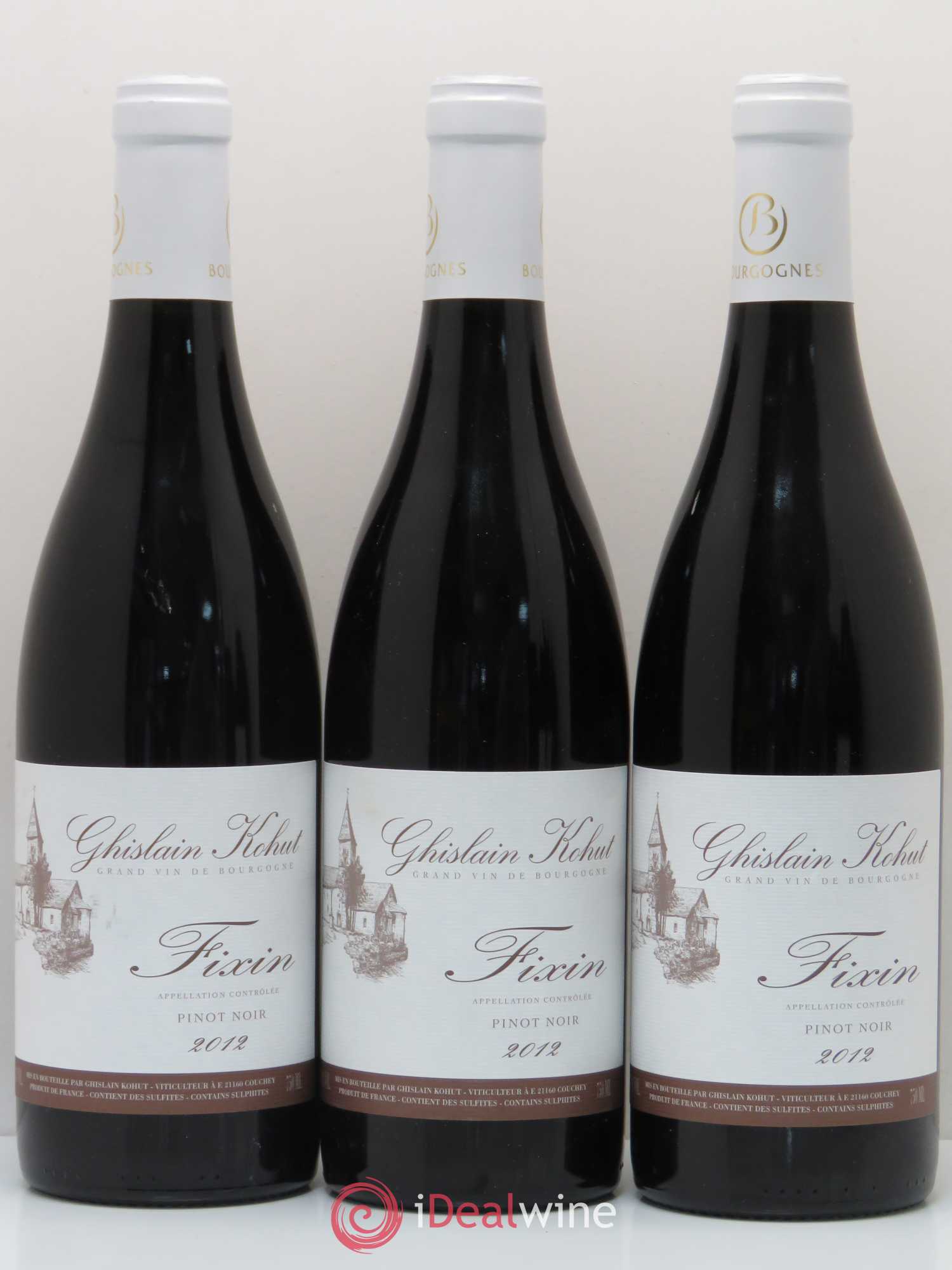 Fixin Ghislain Kohut 2012 - Lot de 5 bouteilles - 1