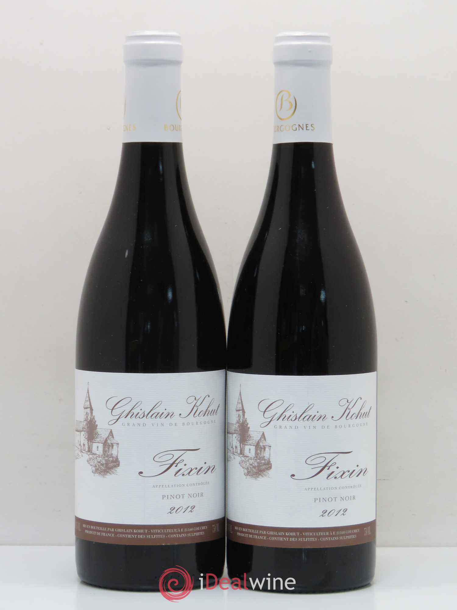 Fixin Ghislain Kohut 2012 - Lot de 5 bouteilles - 2