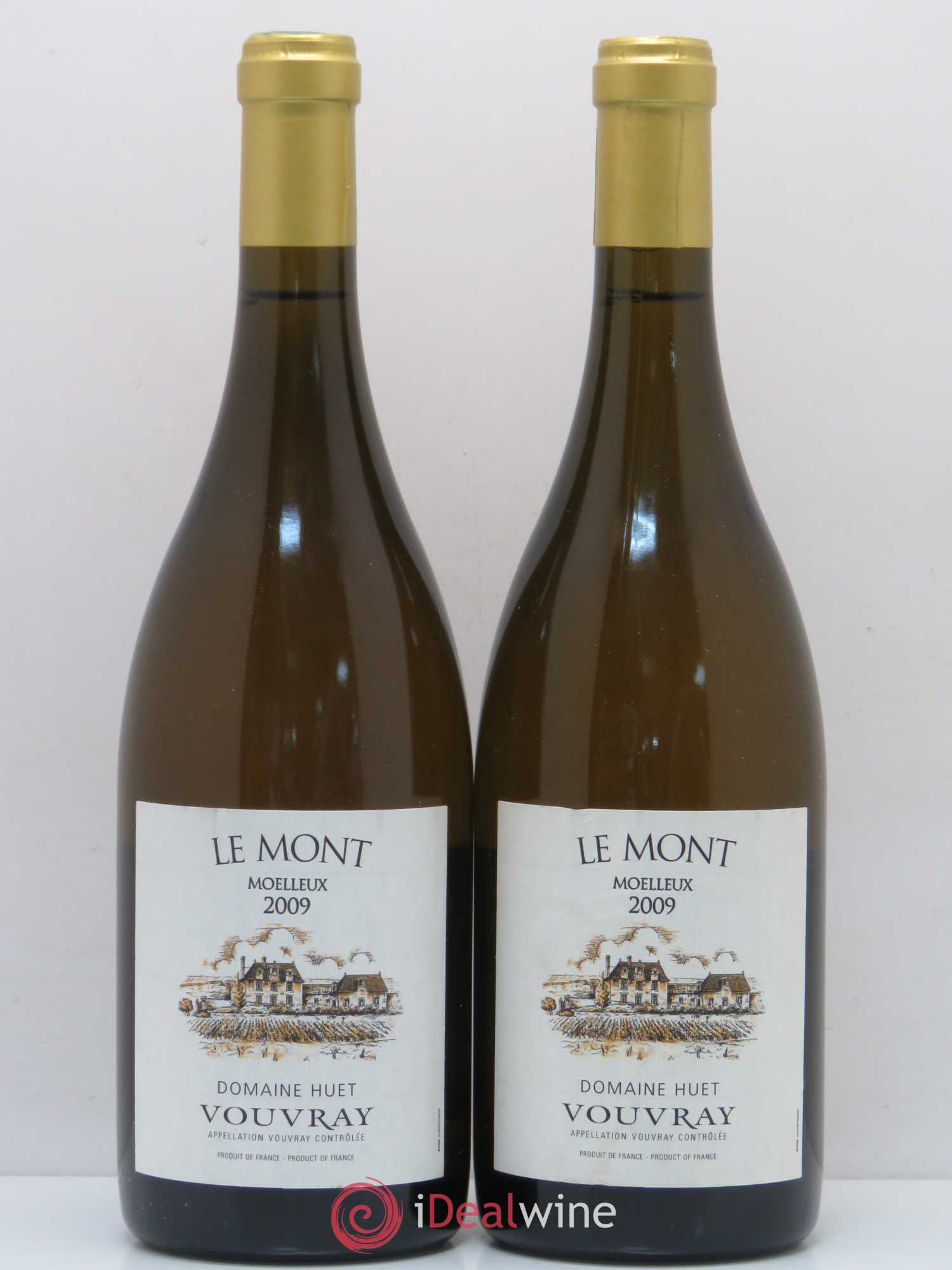 Vouvray Le Mont Moelleux Domaine Huet 2009 - Lotto di 2 bottiglie - 0