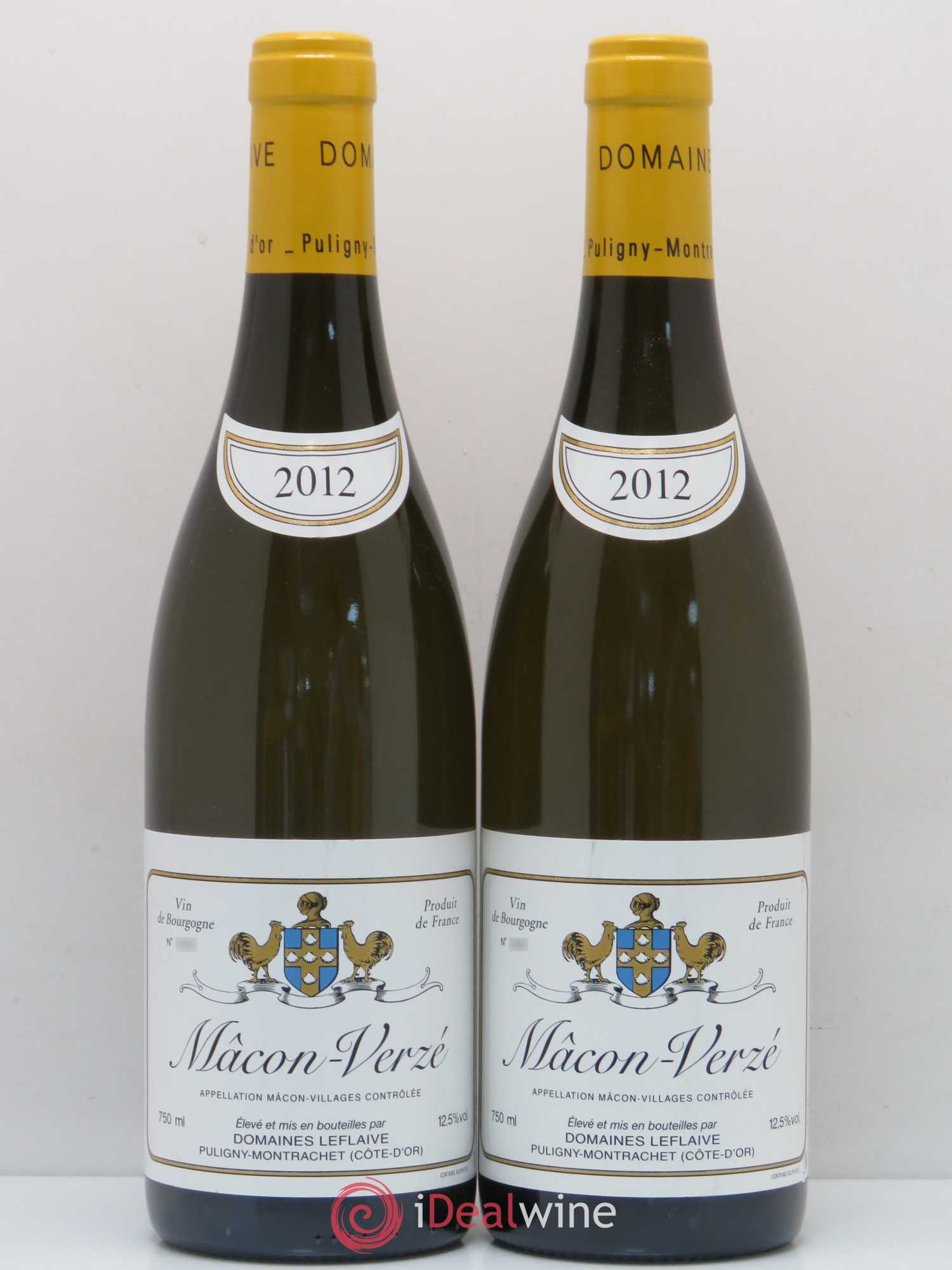 Mâcon Verzé Leflaive (Domaine) 2012 - Lot de 2 bouteilles - 0