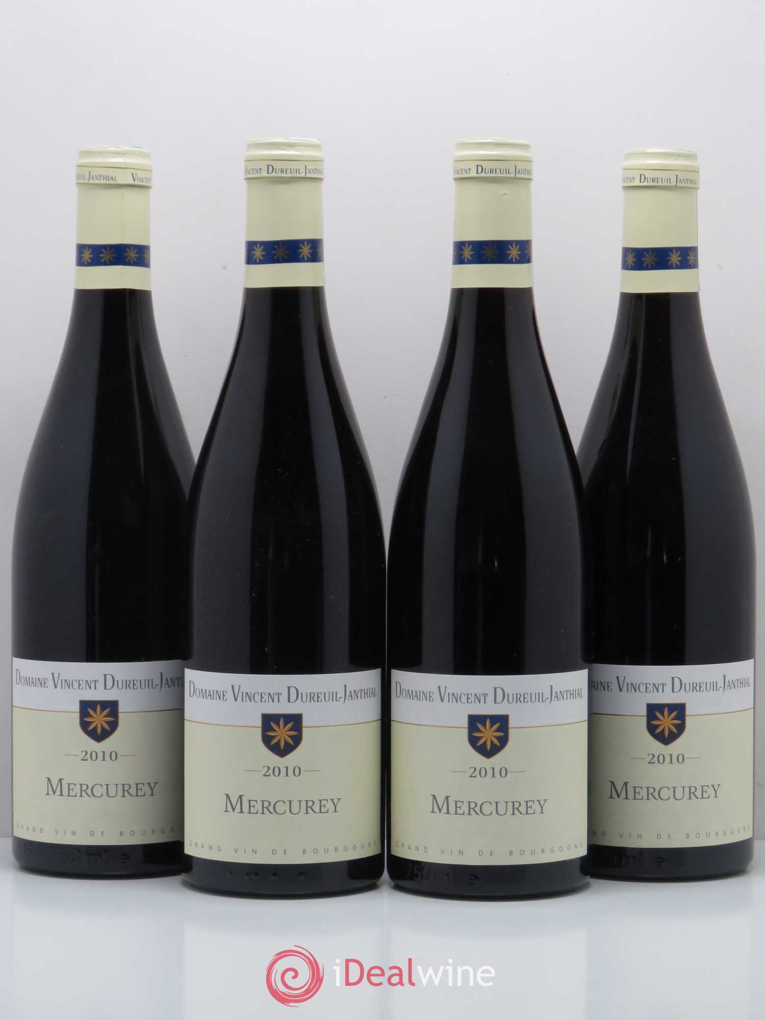 Mercurey Dureuil Janthial 2010 - Posten von 4 Flaschen - 0