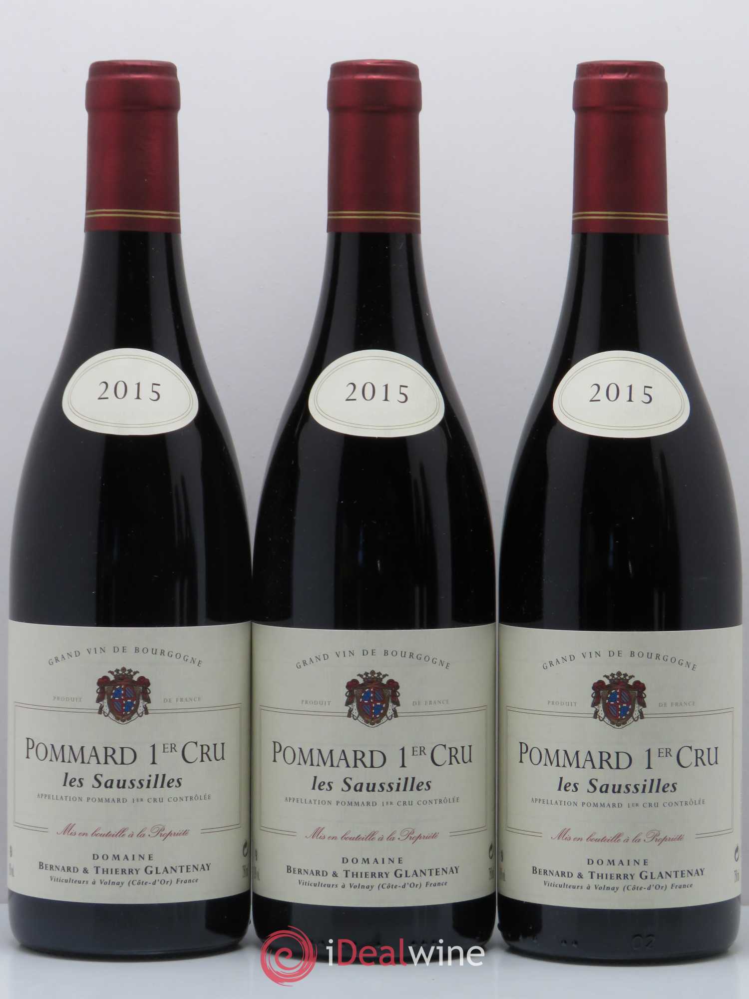Pommard 1er Cru Les Saussilles Bernard et Thierry Glantenay (Domaine) 2015 - Lot de 5 bouteilles - 1