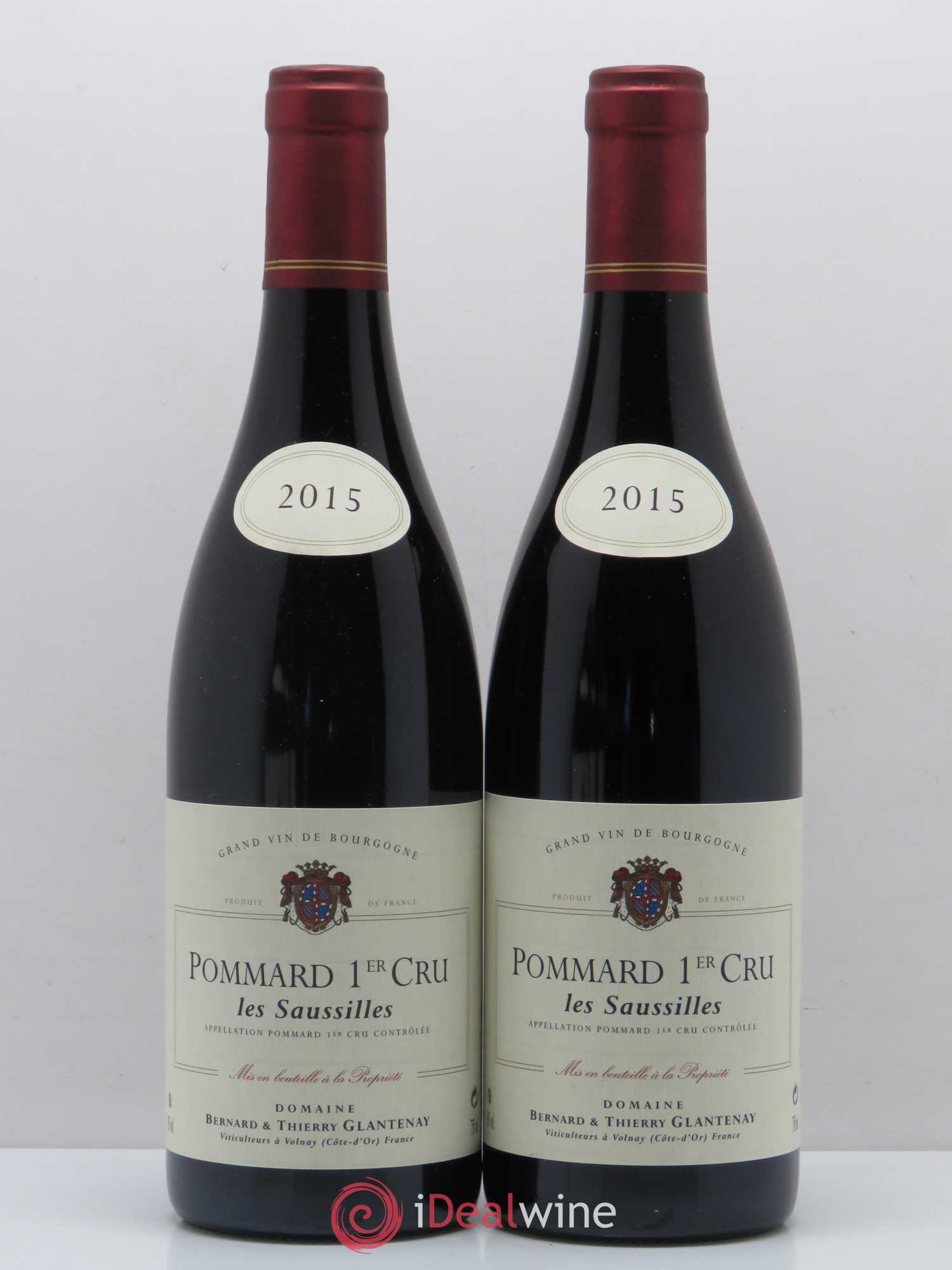 Pommard 1er Cru Les Saussilles Bernard et Thierry Glantenay (Domaine) 2015 - Lot de 5 bouteilles - 2