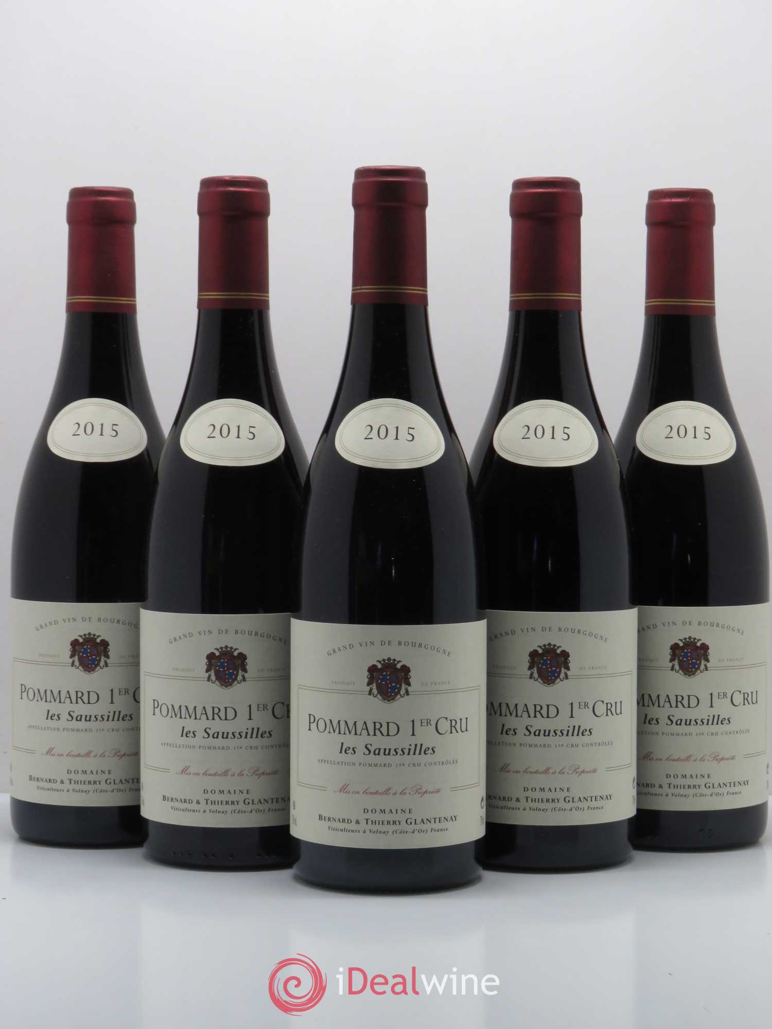 Pommard 1er Cru Les Saussilles Bernard et Thierry Glantenay (Domaine) 2015 - Lot de 5 bouteilles - 0
