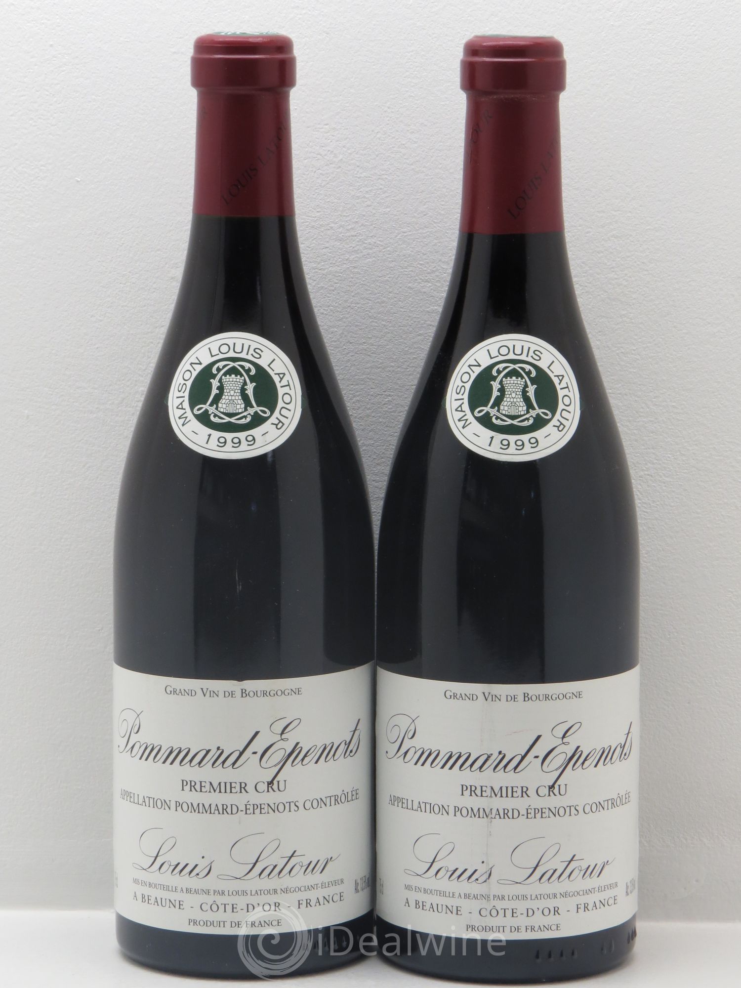 Pommard 1er Cru Les Epenots Louis Latour 1999 - Lot de 2 bouteilles - 0