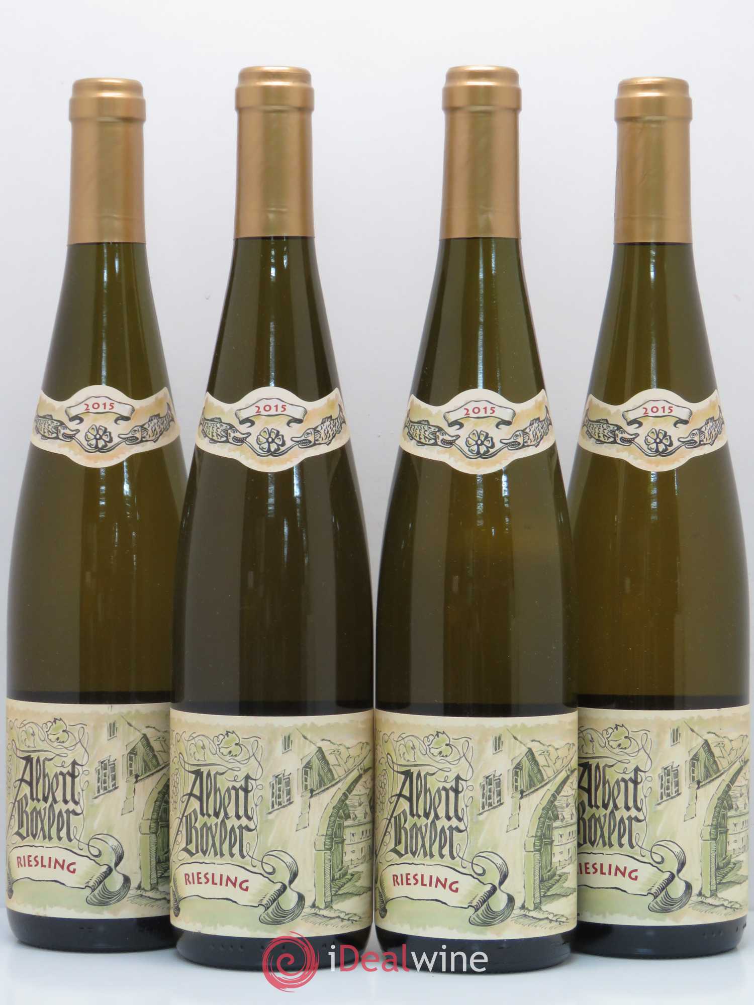 Riesling Albert Boxler (sans prix de réserve) 2015 - Posten von 4 Flaschen - 0