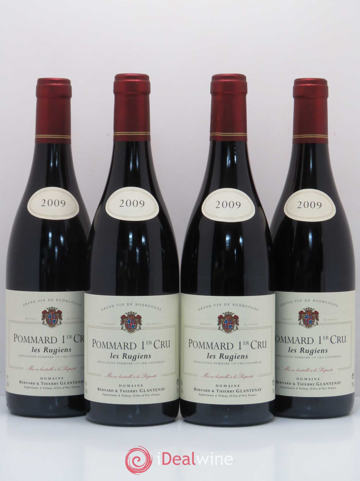 Pommard 1er Cru Les Rugiens Bernard et Thierry Glantenay (Domaine) 2009 - Lot de 4 bouteilles - 0