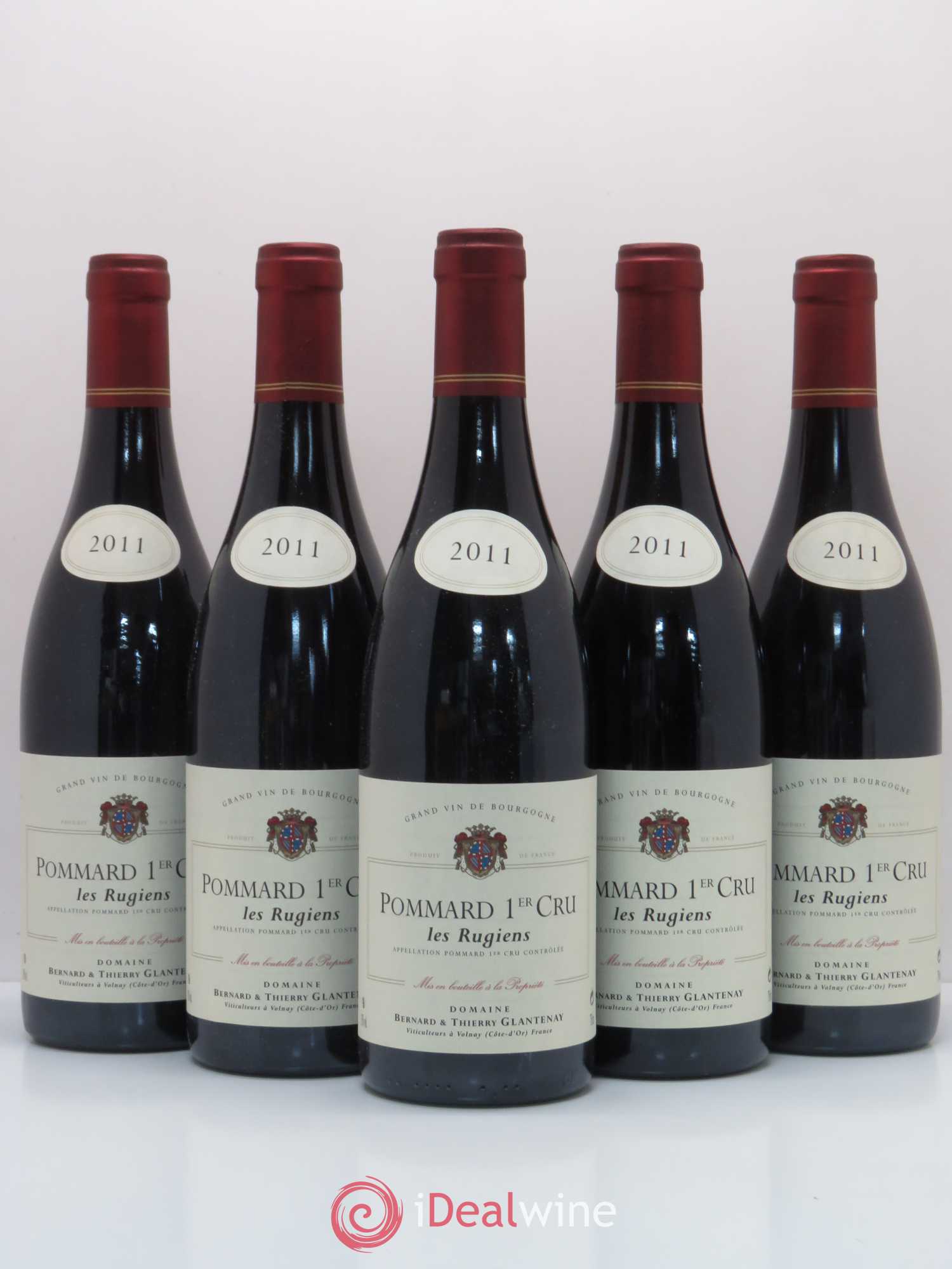 Pommard 1er Cru Les Rugiens Bernard et Thierry Glantenay (Domaine) 2011 - Lot de 5 bouteilles - 0