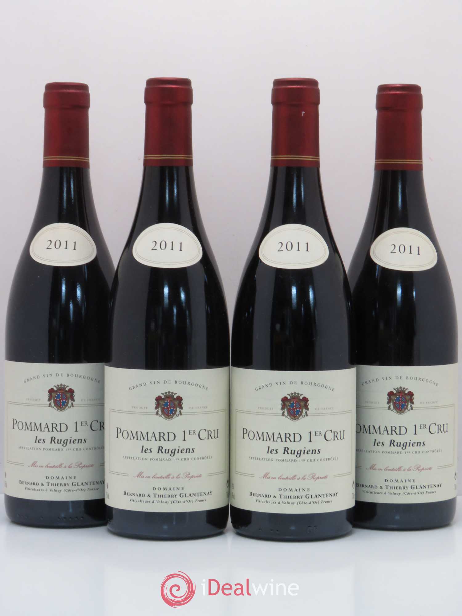 Pommard 1er Cru Les Rugiens Bernard et Thierry Glantenay (Domaine) 2011 - Lot de 4 bouteilles - 0