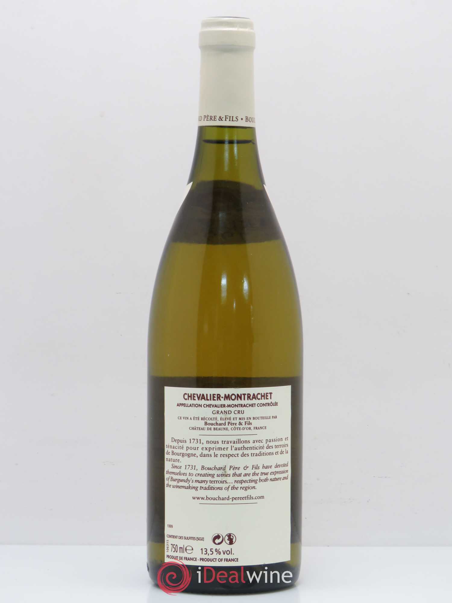 Chevalier-Montrachet Grand Cru Bouchard Père & Fils 1999 - Posten von 1 Flasche - 1