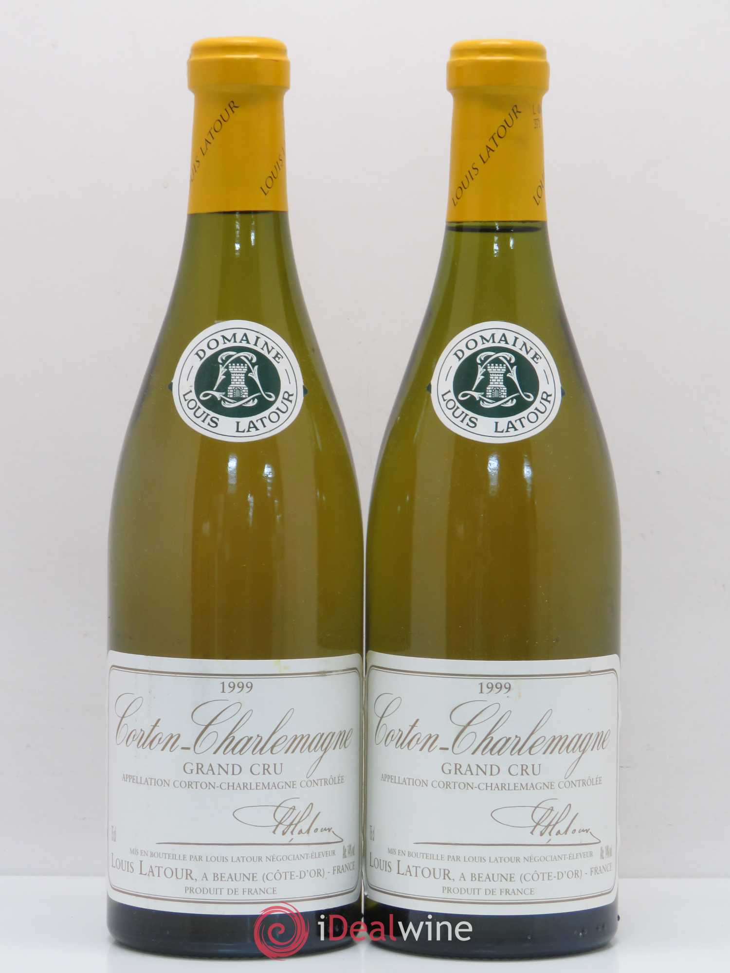 Corton-Charlemagne Grand Cru Louis Latour 1999 - Lot de 2 bouteilles - 0