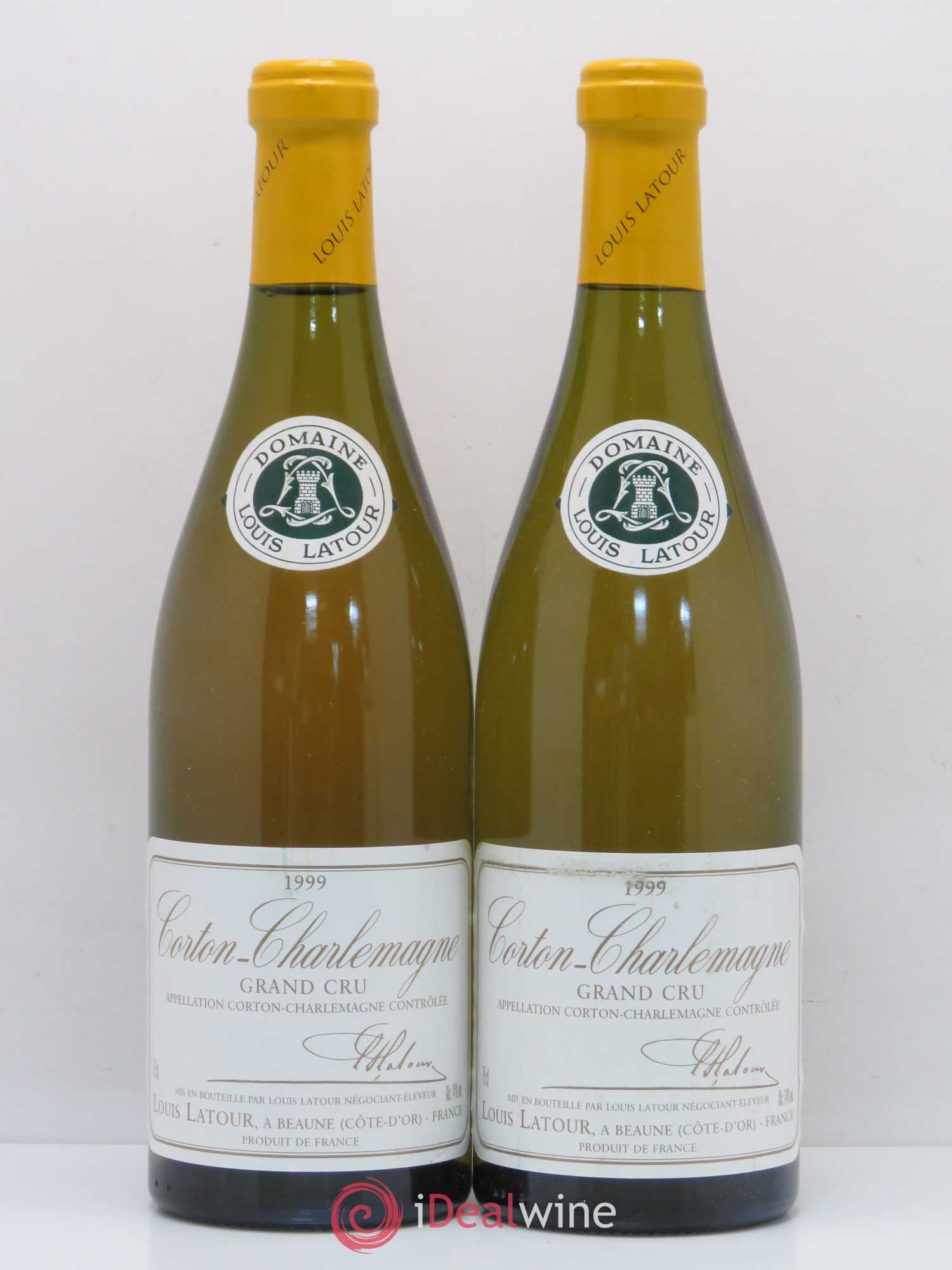Corton-Charlemagne Grand Cru Louis Latour 1999 - Lot de 2 bouteilles - 0