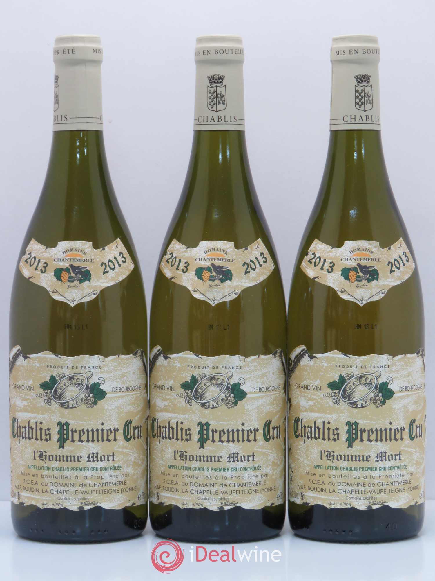 Chablis 1er Cru L'Homme mort Domaine de Chantemerle 2013 - Lot de 6 bouteilles - 2
