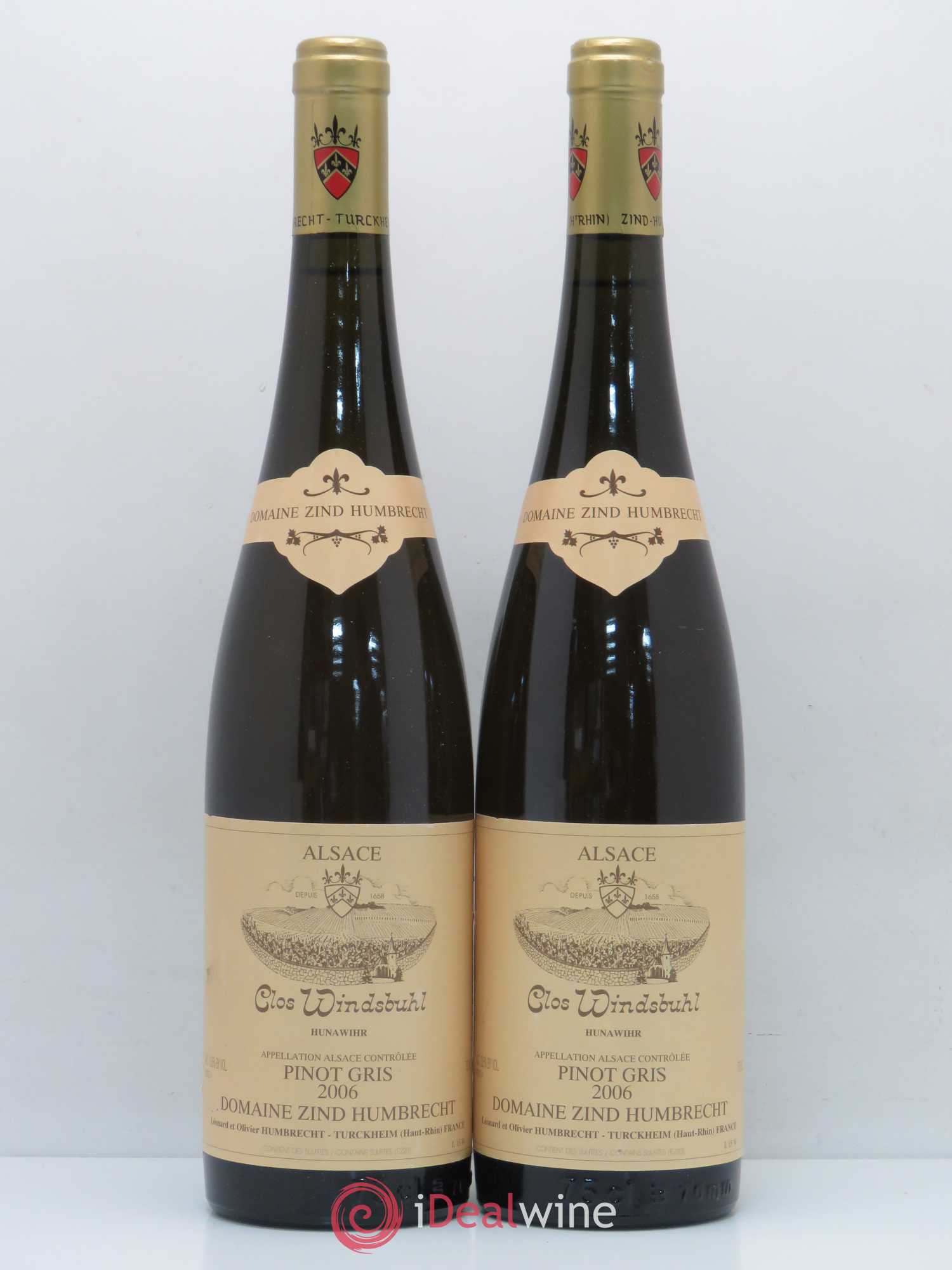 Alsace Pinot Gris Clos Windsbuhl Zind-Humbrecht (Domaine) 2006 - Lot de 2 bouteilles - 0