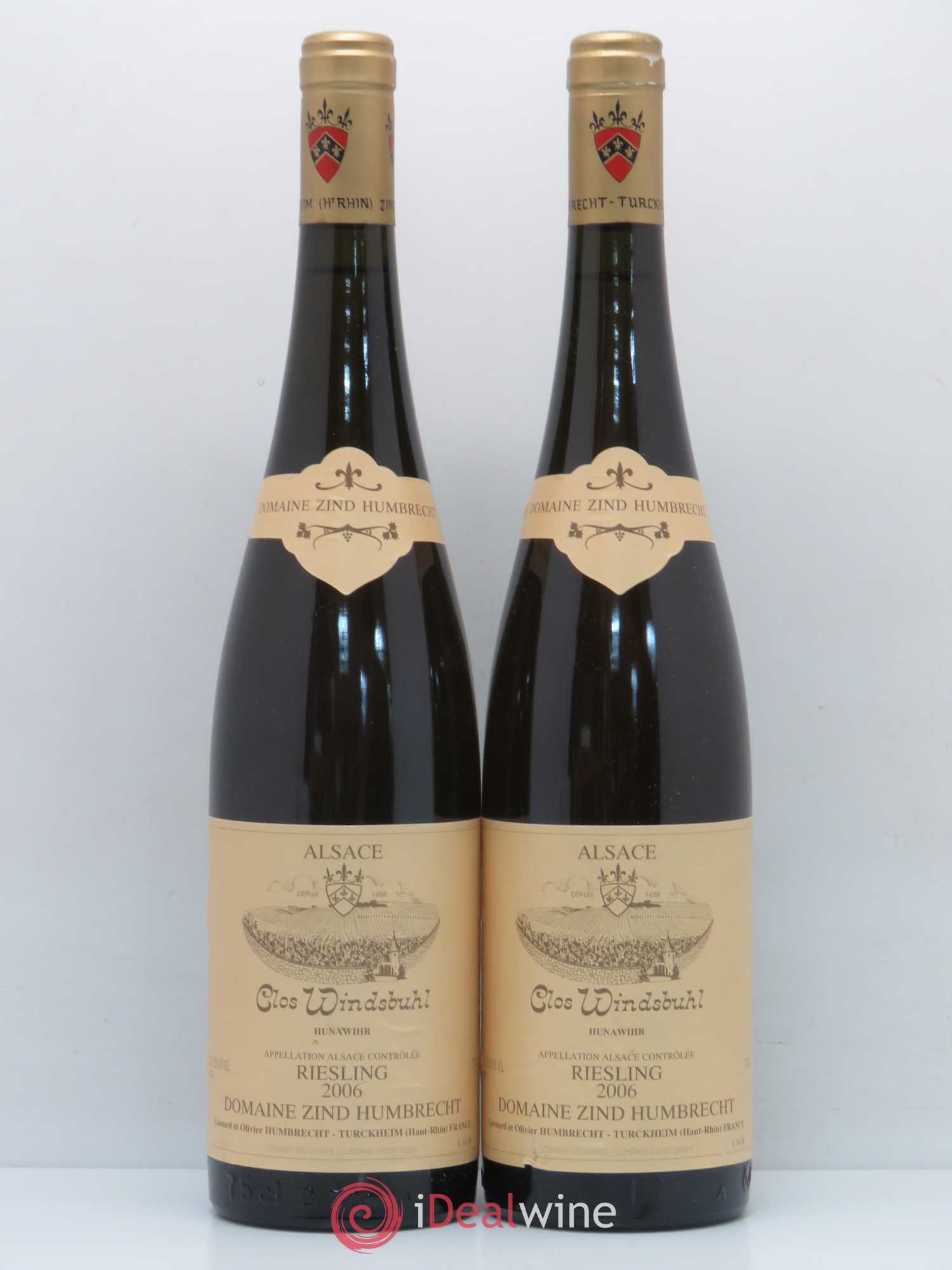 Alsace Riesling Clos Windsbuhl Zind-Humbrecht (Domaine) 2006 - Lot de 2 bouteilles - 0