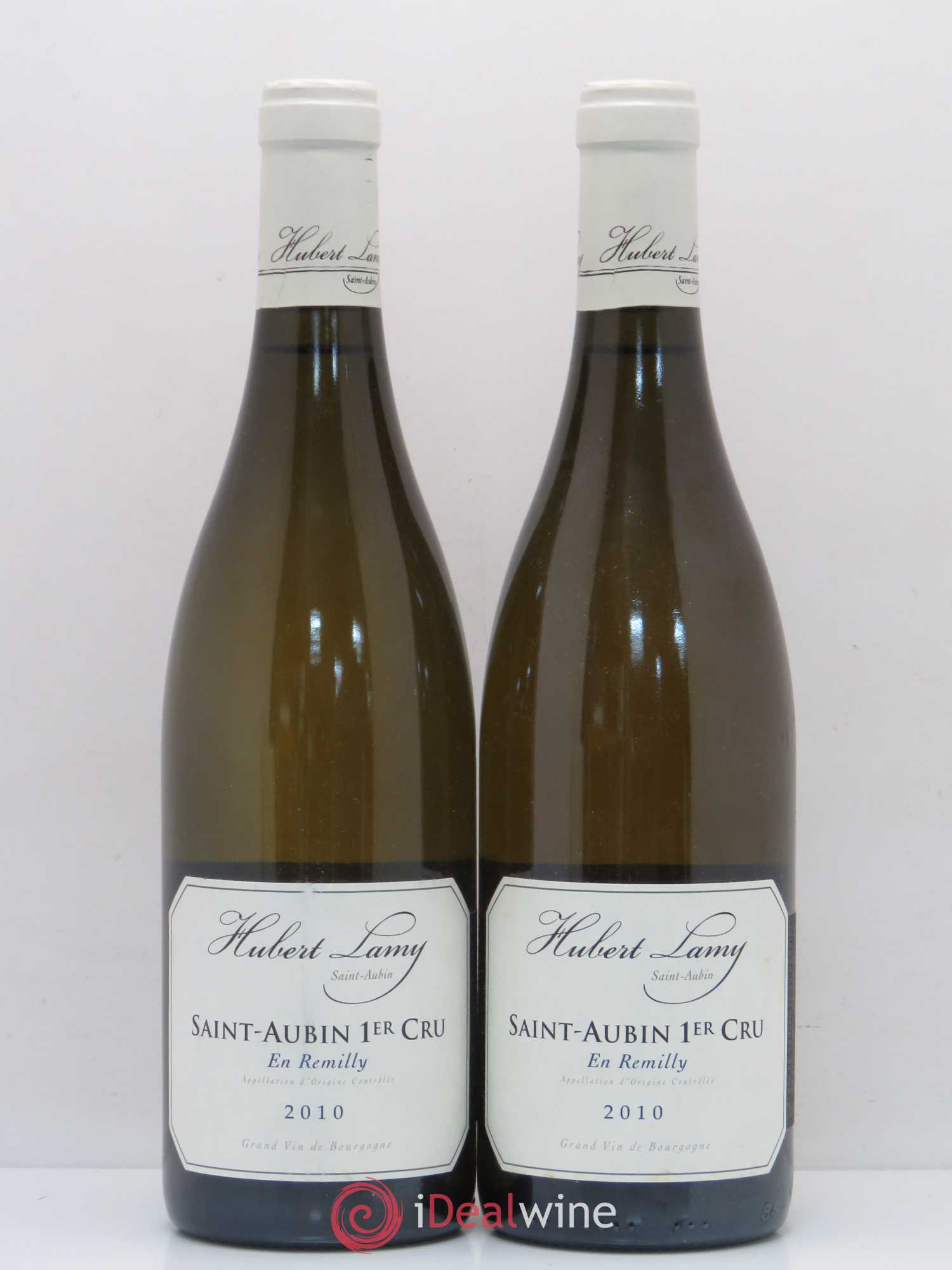 Saint-Aubin 1er Cru En Rémilly Hubert Lamy 2010 - Lot de 2 bouteilles - 0