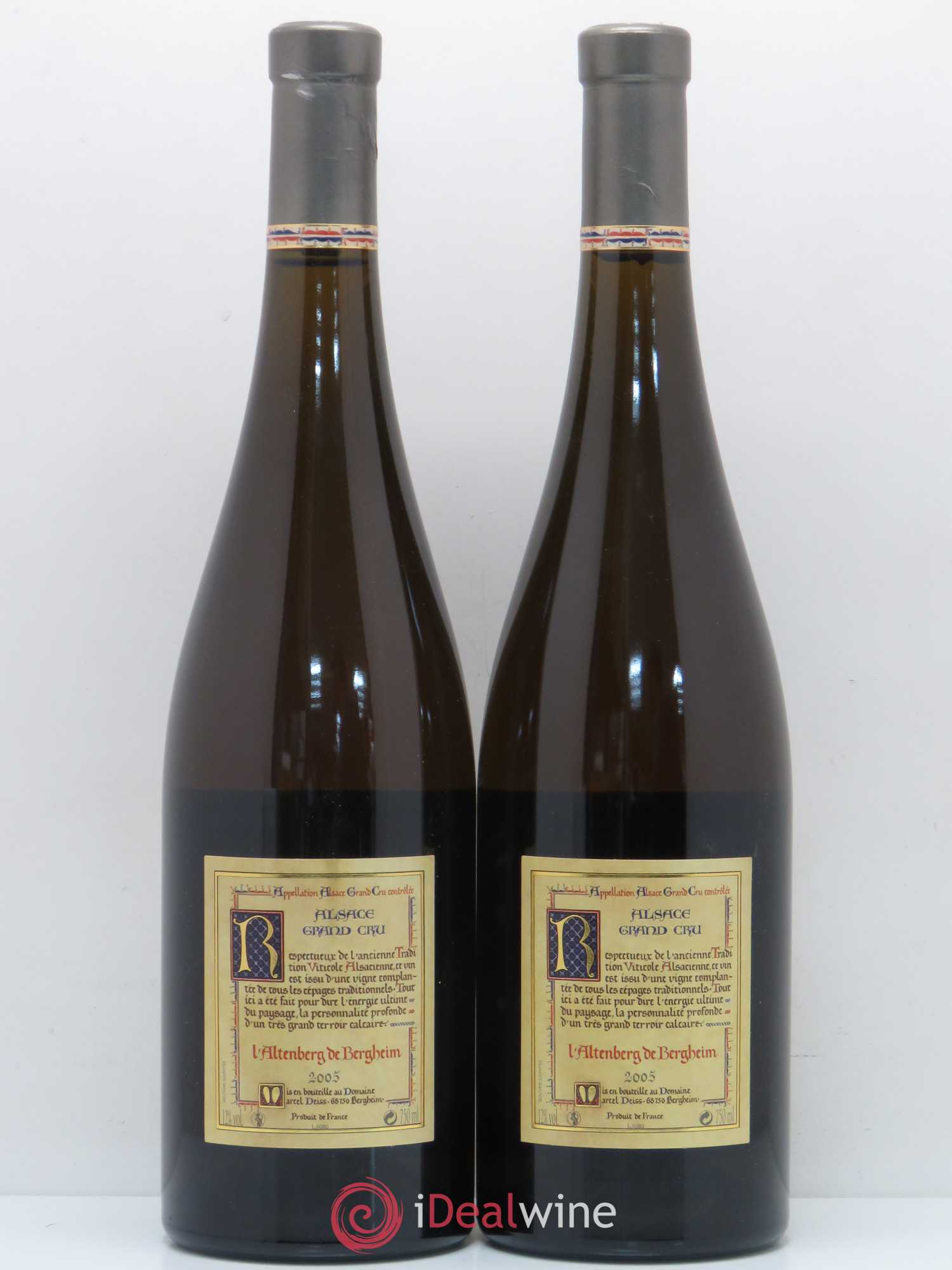 Alsace Grand Cru Altenberg de Bergheim Marcel Deiss (Domaine) 2005 - Lotto di 2 bottiglie - 1