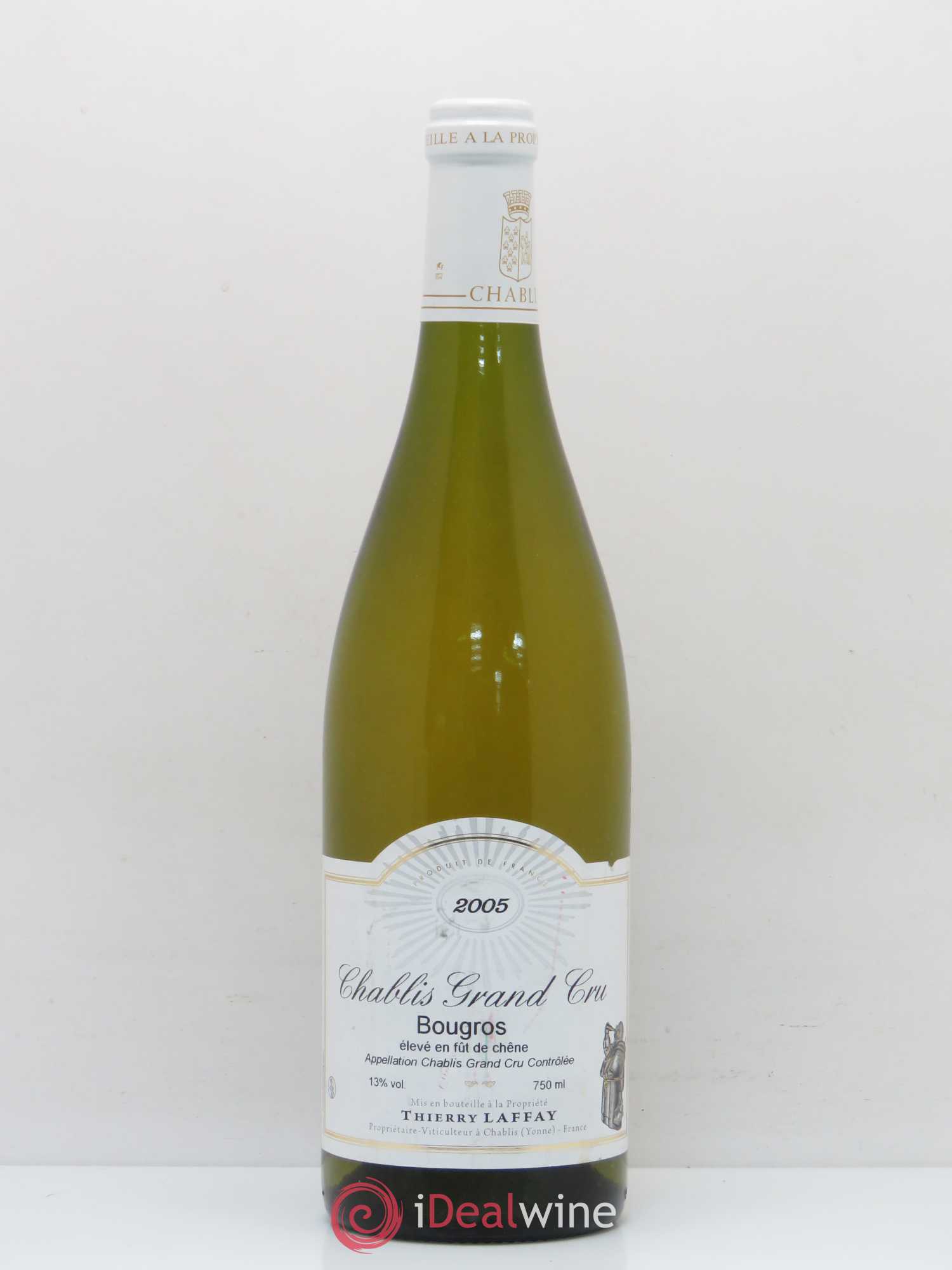 Chablis Grand Cru Bougros Domaine Thierry Laffay 2005 - Posten von 1 Flasche - 0