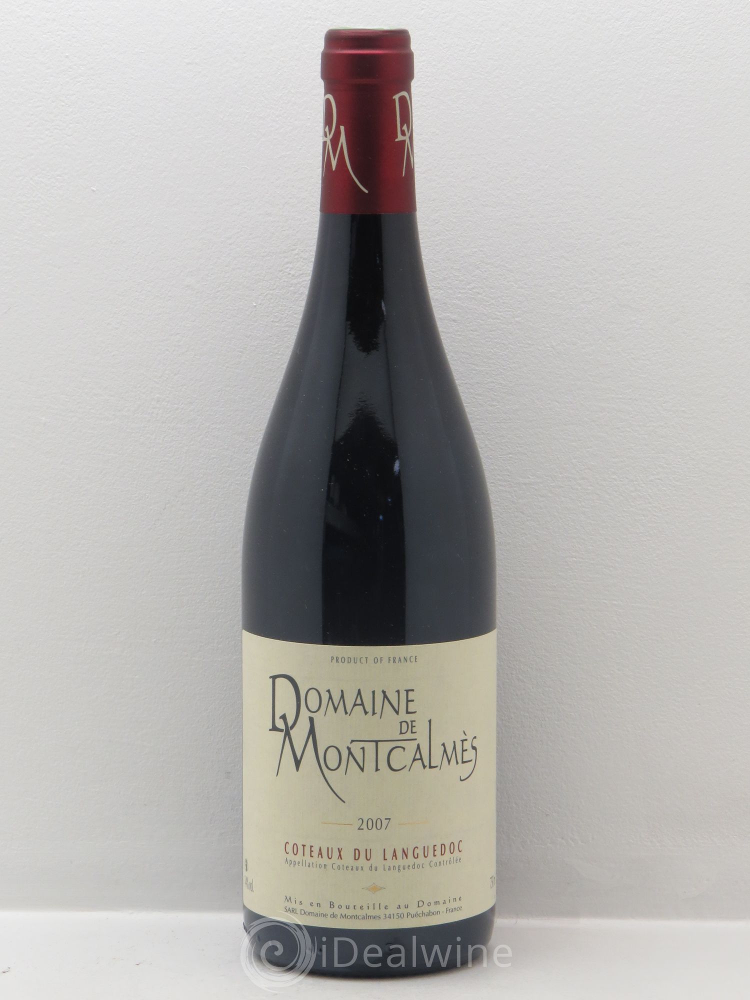 Terrasses du Larzac Domaine de Montcalmès Frédéric Pourtalié 2007 - Lot de 1 bouteille - 0