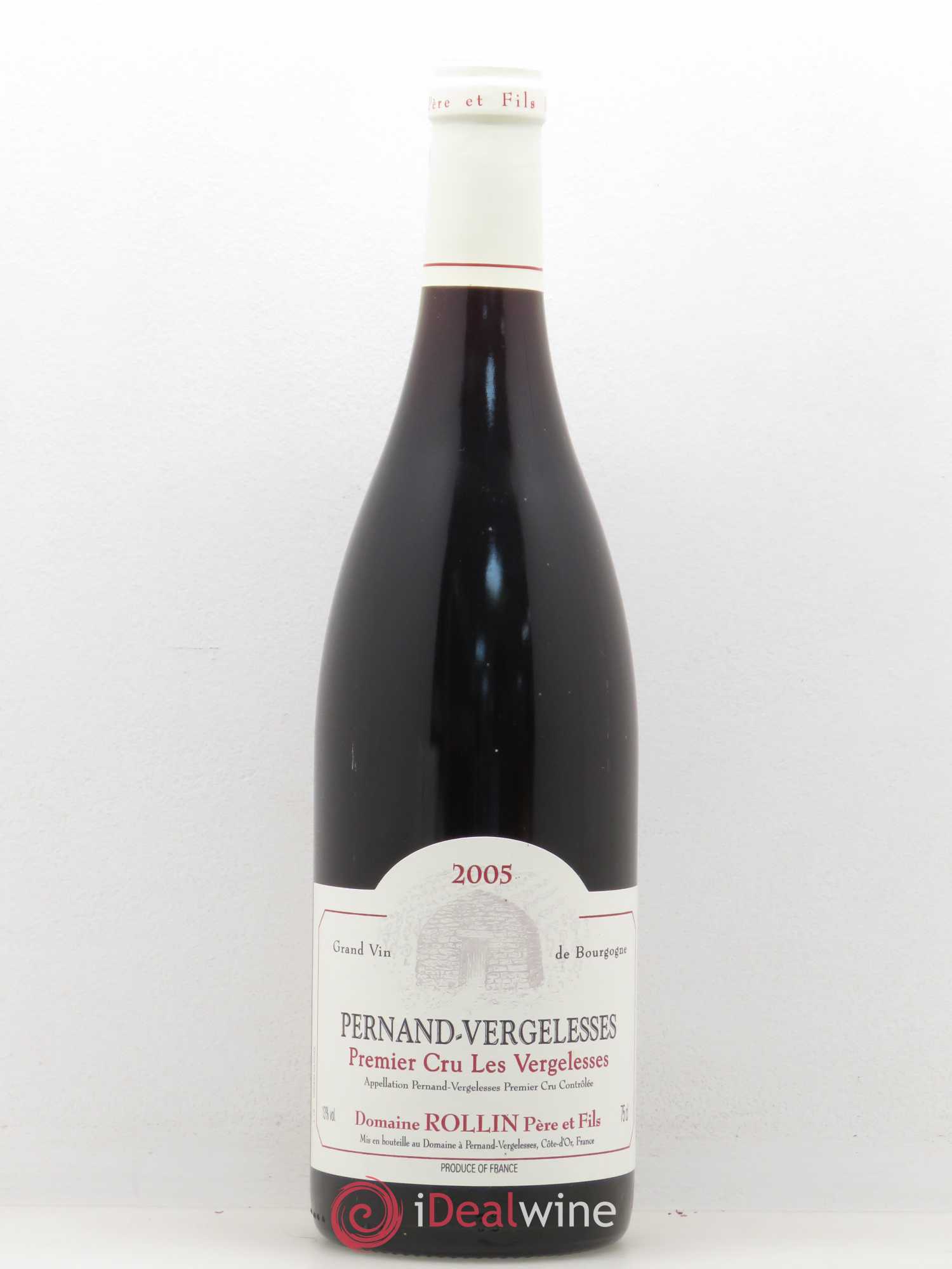 Pernand-Vergelesses 1er Cru Les Vergelesses Domaine Rollin Pere et Fils 2005 - Posten von 1 Flasche - 0