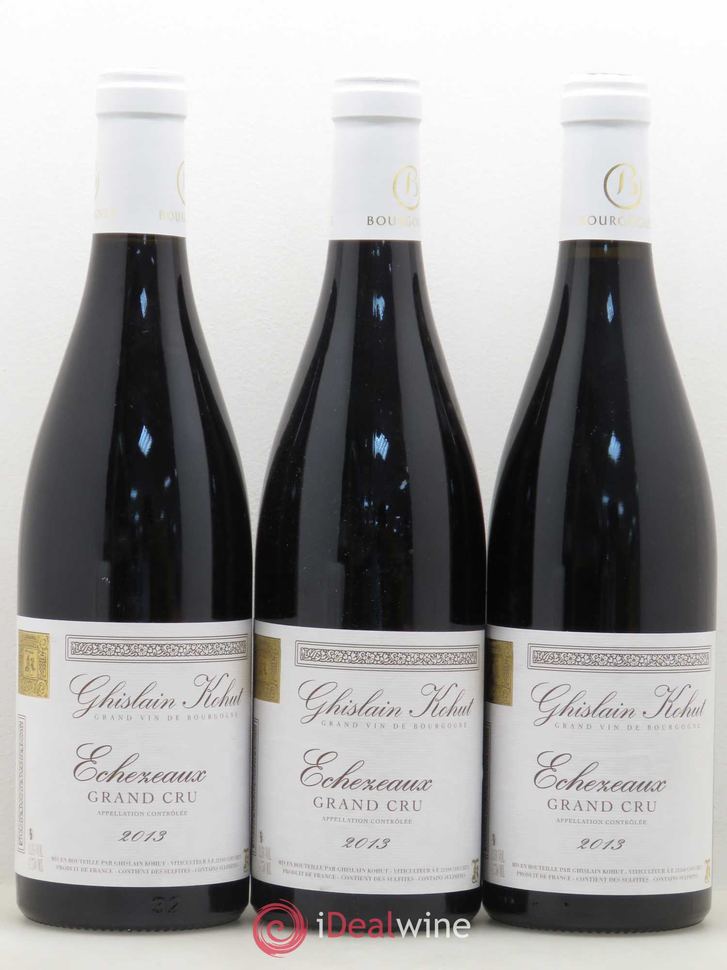 Echezeaux Grand Cru Ghislain Kohut 2013 - Lot de 3 bouteilles - 0