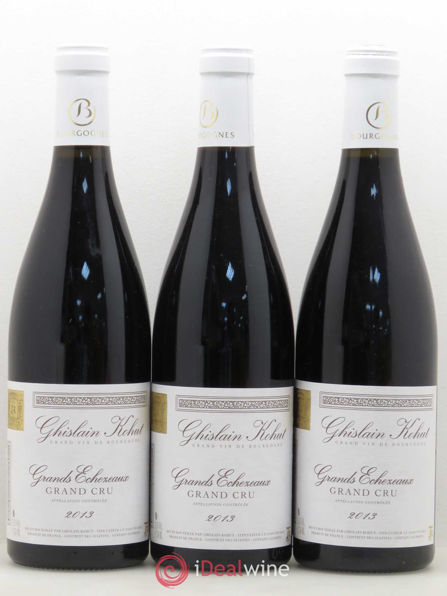 Grands-Echezeaux Grand Cru Ghislain Kohut 2013 - Lot de 3 bouteilles - 0
