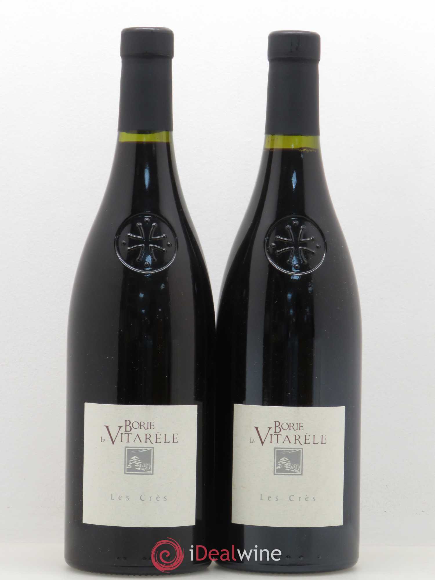 Saint-Chinian Les Cres Borie La Vitarele 2007 - Lot de 2 bouteilles - 0