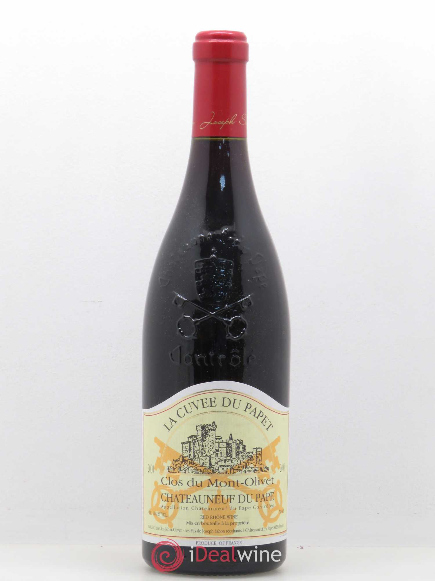 Châteauneuf-du-Pape Cuvée du Papet Clos du Mont-Olivet 2000 - Lot de 1 bouteille - 0