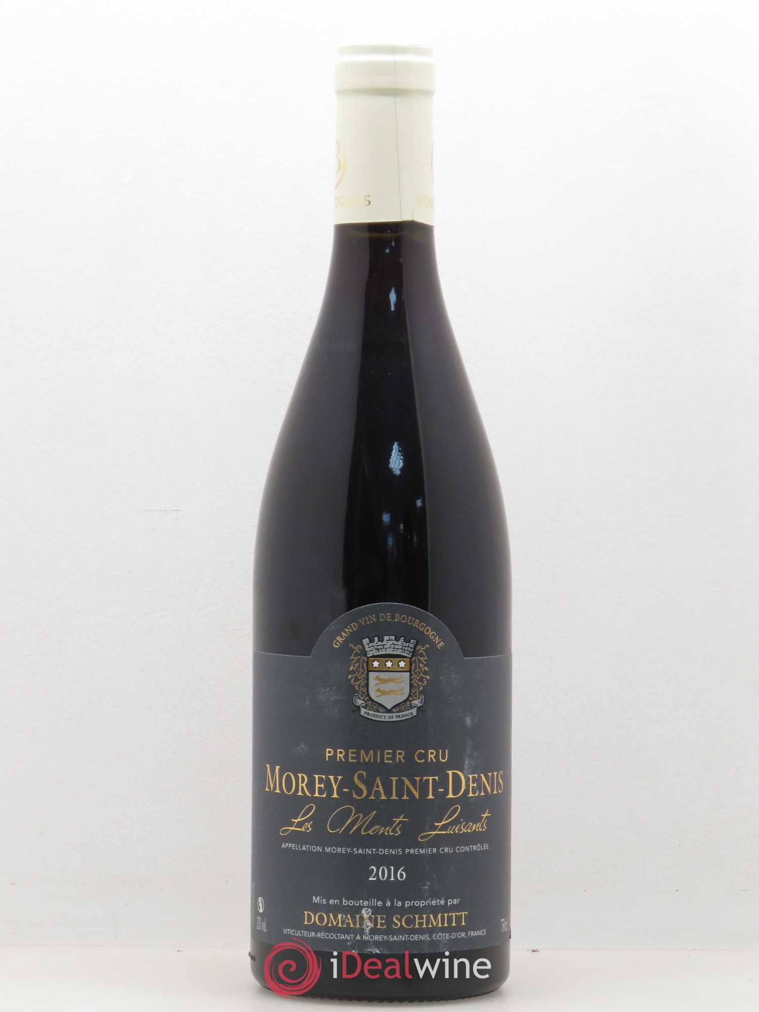 Morey-Saint-Denis 1er Cru Les Monts Luisants Domaine Schmitt 2016 - Posten von 1 Flasche - 0