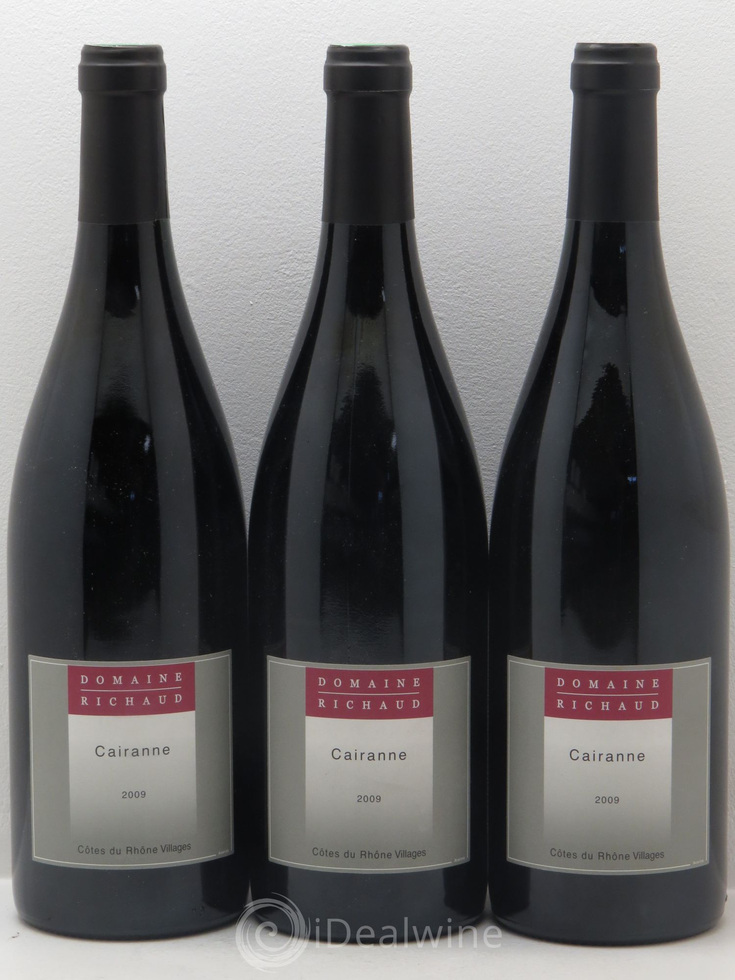 Cairanne Marcel Richaud 2009 - Lot de 3 bouteilles - 0