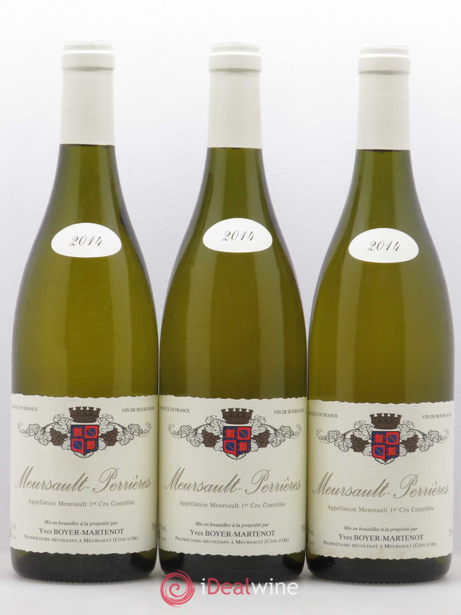 Meursault 1er Cru Les Perrieres Yves Boyer Martenot 2014 - Posten von 3 Flaschen - 0