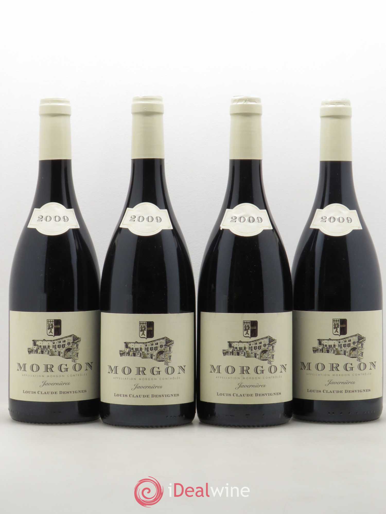 Morgon Côte de Py Javernières Louis-Claude Desvignes 2009 - Lot de 4 bouteilles - 0