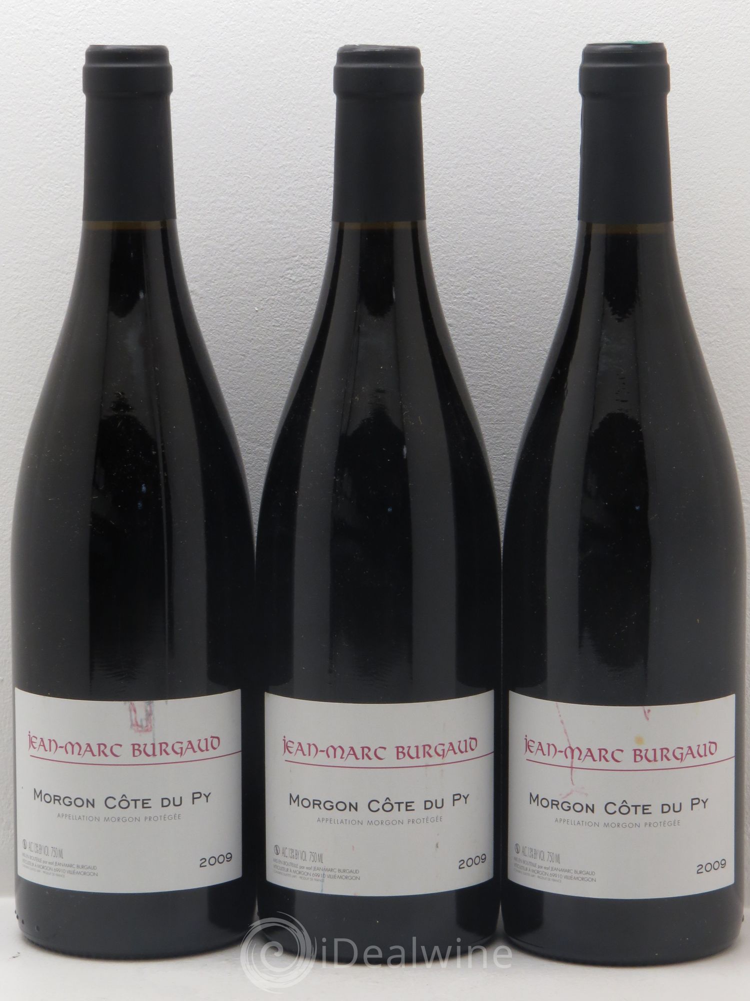 Morgon Côte du Py Jean-Marc Burgaud (Domaine) 2009 - Lot de 3 bouteilles - 0