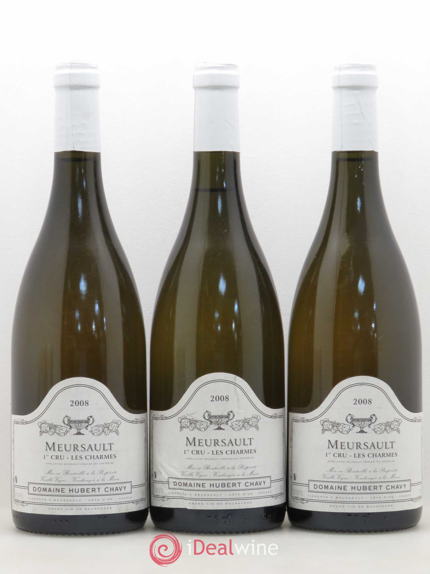 Meursault 1er Cru Charmes Domaine Hubert Chavy 2008 - Posten von 3 Flaschen - 0