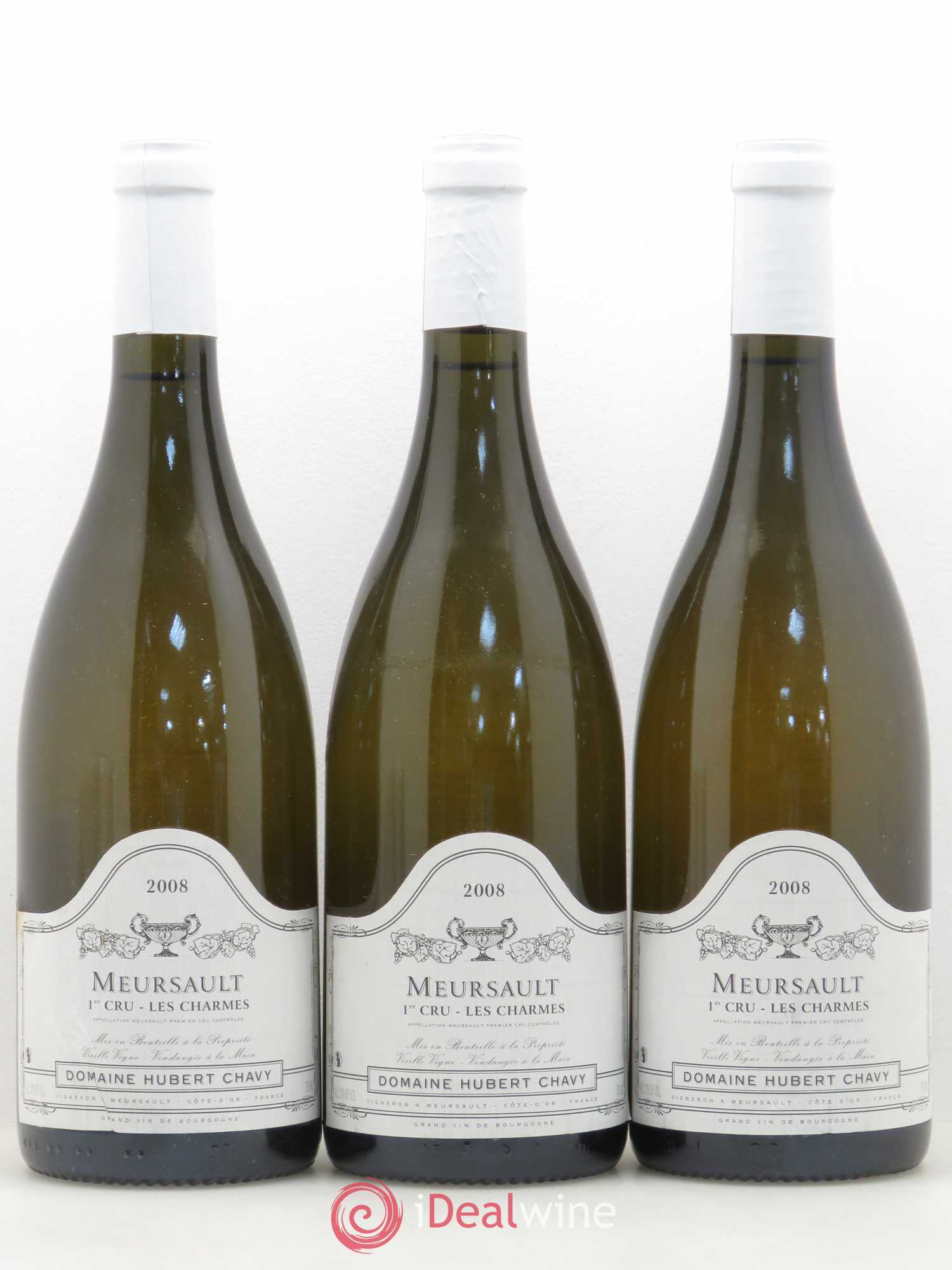 Meursault 1er Cru Charmes Domaine Hubert Chavy 2008 - Posten von 3 Flaschen - 0