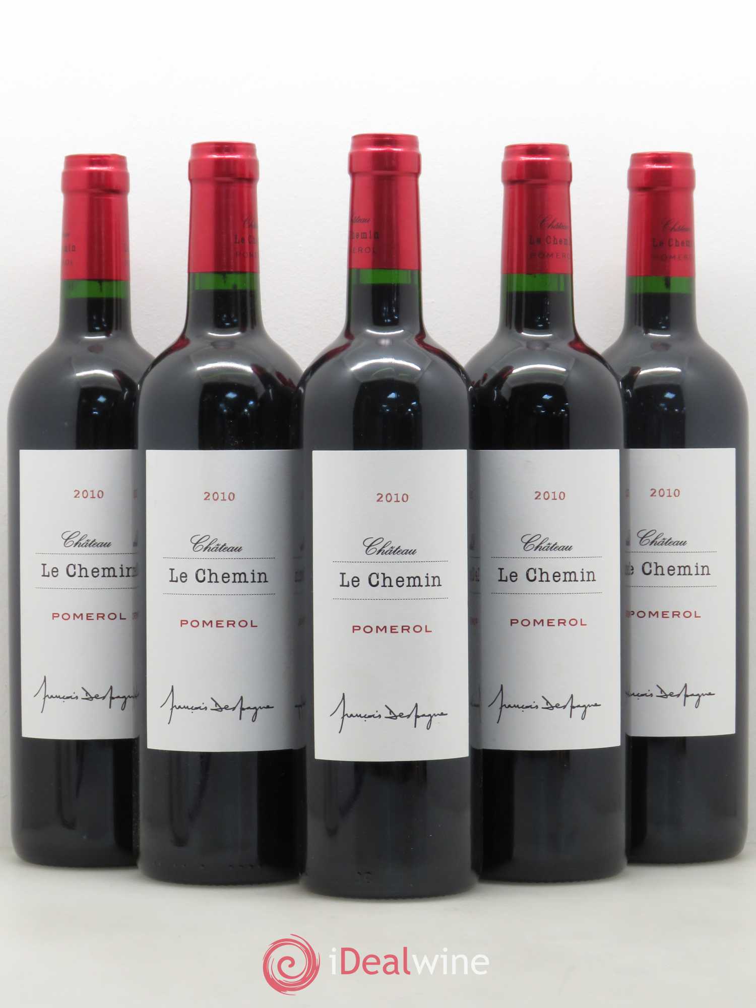 Château Le Chemin 2010 - Lot de 5 bouteilles - 0