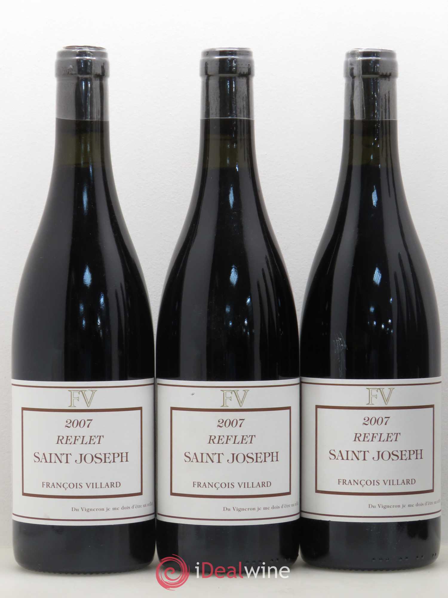 Saint-Joseph Reflet François Villard 2007 - Lot de 6 bouteilles - 1