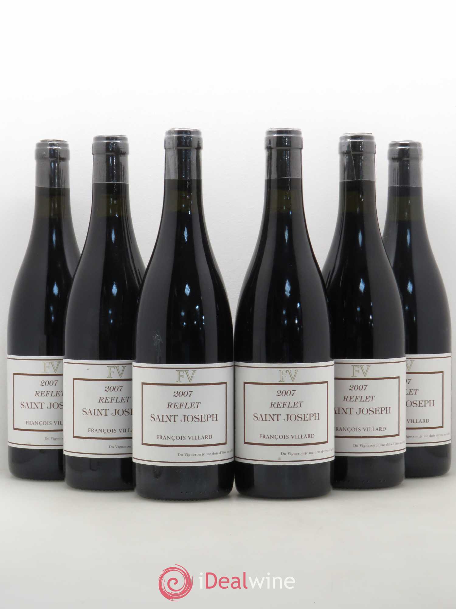 Saint-Joseph Reflet François Villard 2007 - Lot de 6 bouteilles - 0
