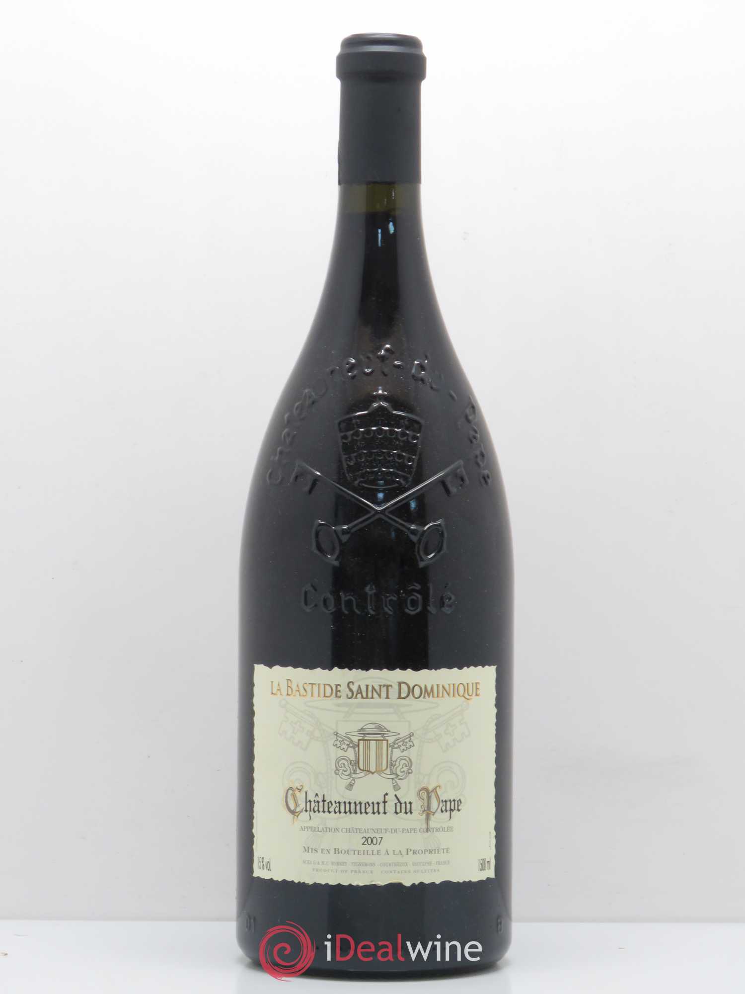 Châteauneuf-du-Pape La Bastide Saint Dominique 2007 - Posten von 1 Magnum - 0