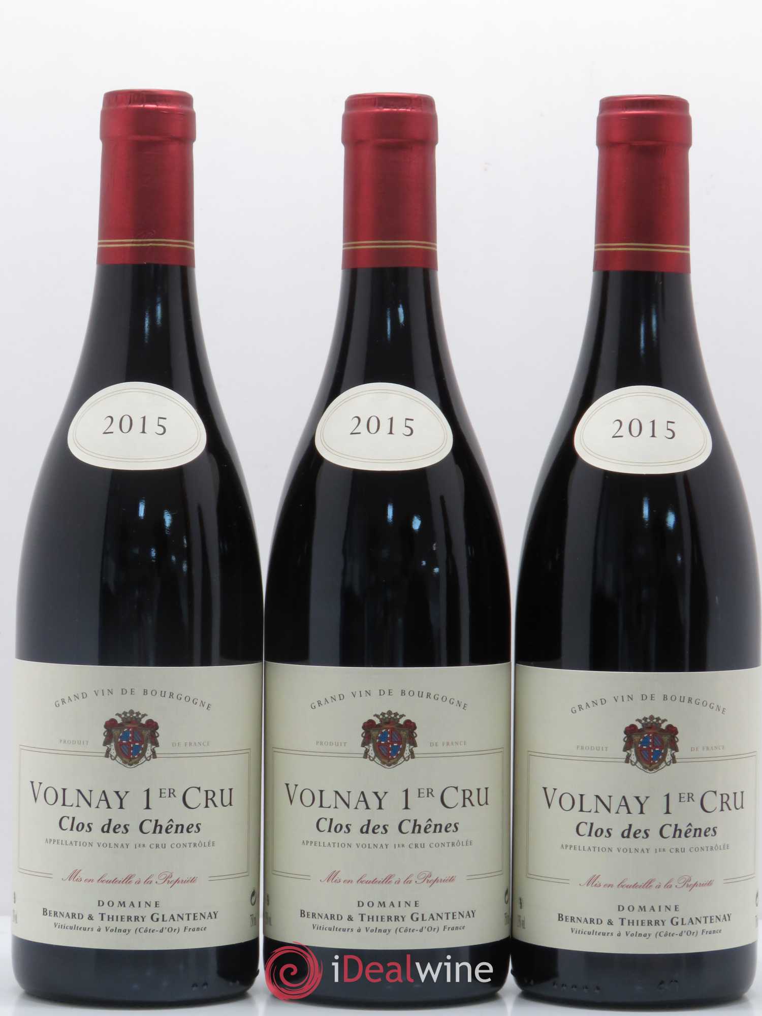 Volnay 1er Cru Clos des Chênes Bernard et Thierry Glantenay (Domaine) 2015 - Lot de 12 bouteilles - 2