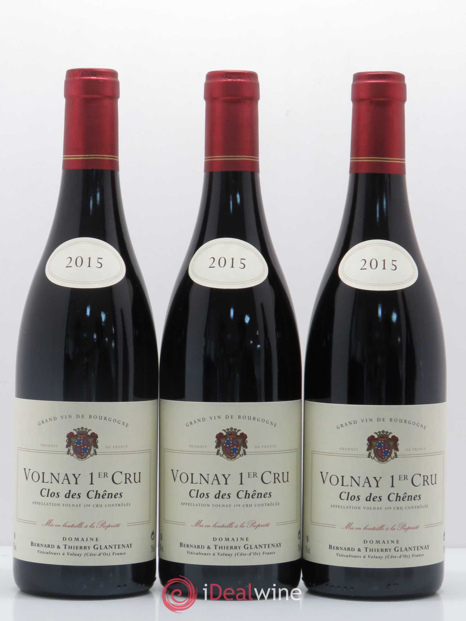Volnay 1er Cru Clos des Chênes Bernard et Thierry Glantenay (Domaine) 2015 - Lot de 12 bouteilles - 3