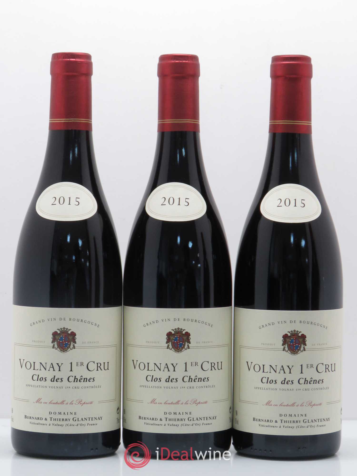 Volnay 1er Cru Clos des Chênes Bernard et Thierry Glantenay (Domaine) 2015 - Lot de 12 bouteilles - 4