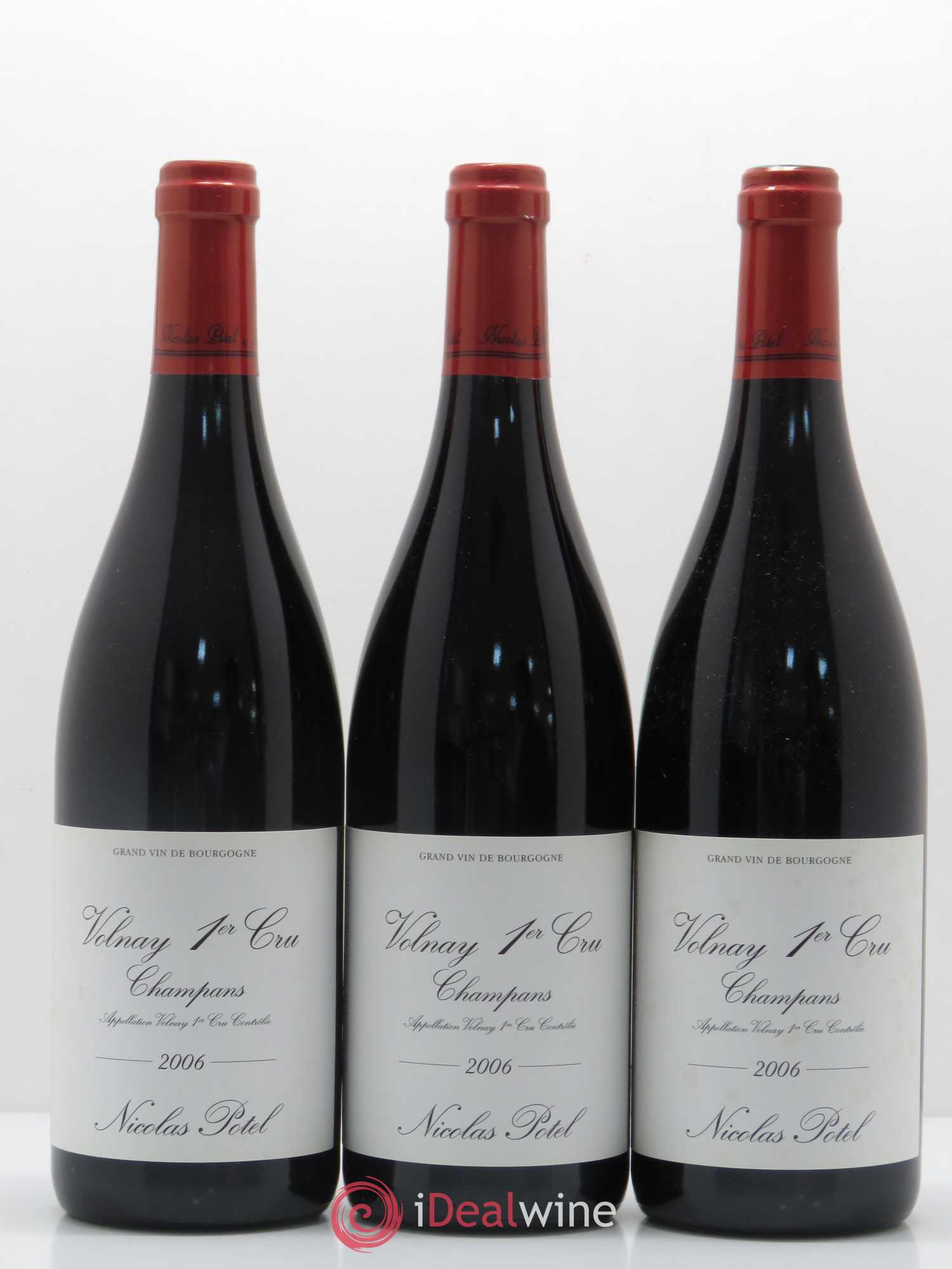 Volnay 1er Cru Champans Nicolas Potel 2006 - Lot de 6 bouteilles - 1
