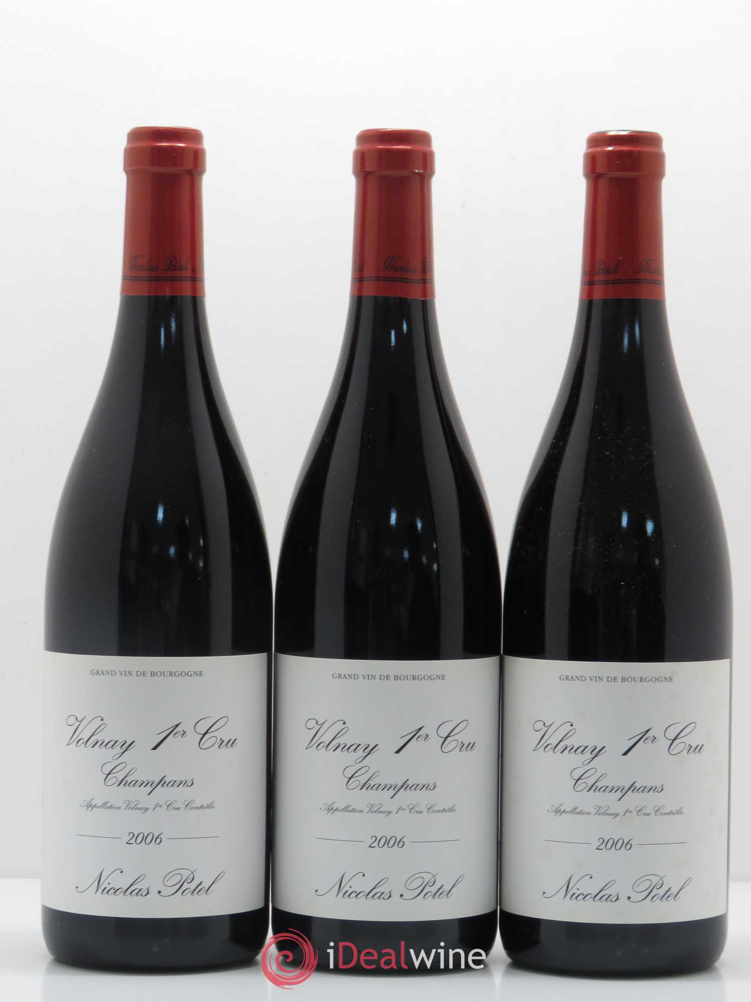 Volnay 1er Cru Champans Nicolas Potel 2006 - Lot de 6 bouteilles - 2