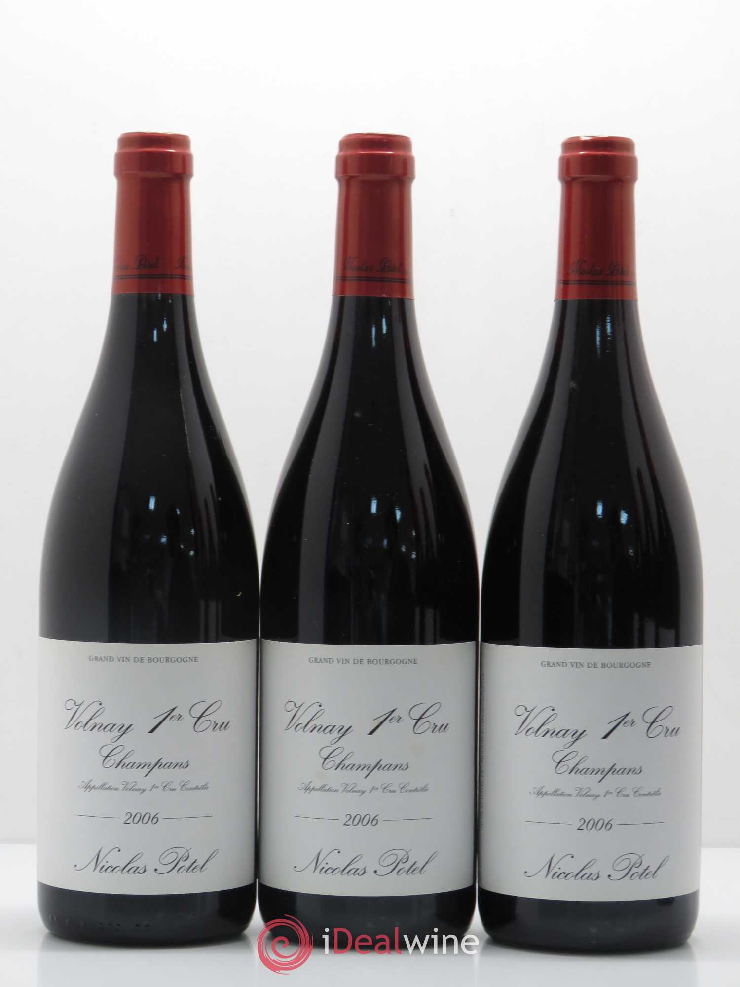 Volnay 1er Cru Champans Nicolas Potel 2006 - Lot de 6 bouteilles - 1