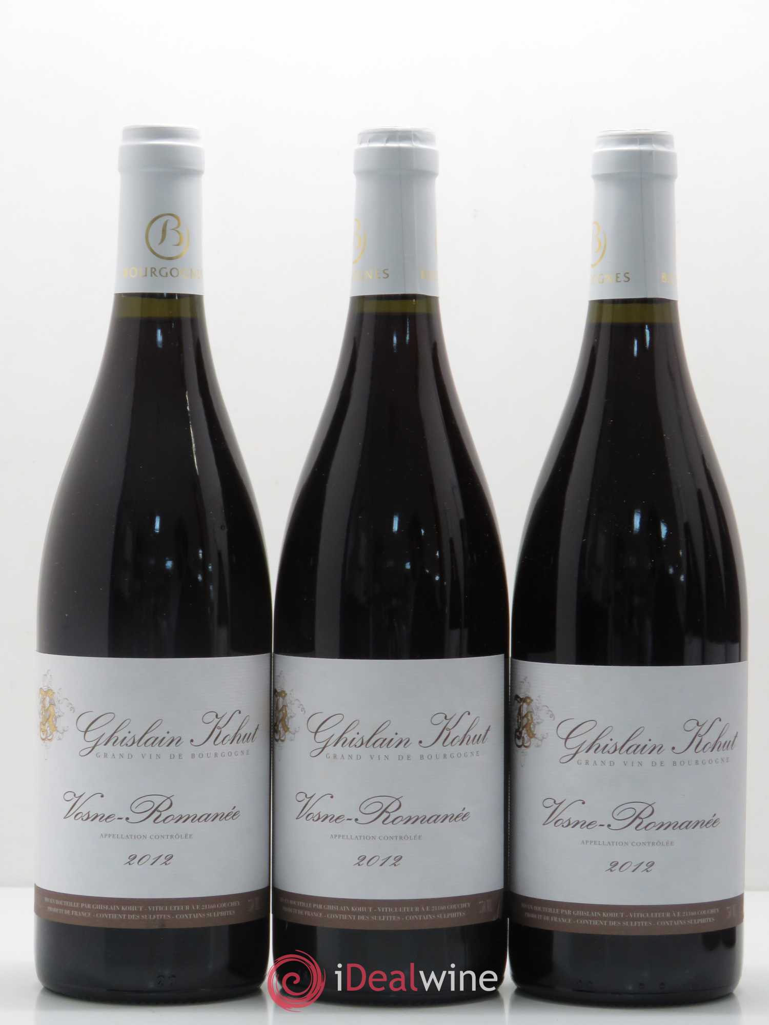 Vosne-Romanée Ghislain Kohut 2012 - Lot de 6 bouteilles - 2