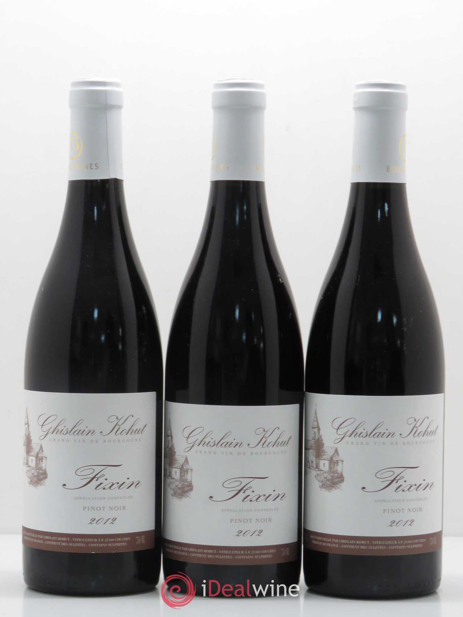 Fixin Ghislain Kohut 2012 - Lot de 12 bouteilles - 1