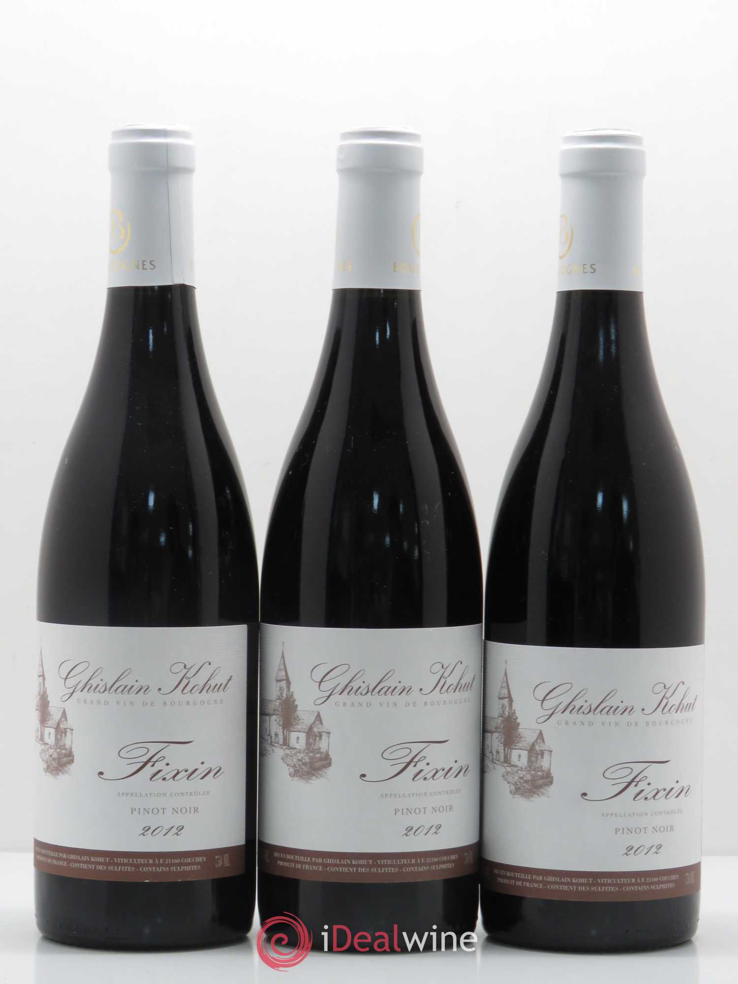 Fixin Ghislain Kohut 2012 - Lot de 12 bouteilles - 2