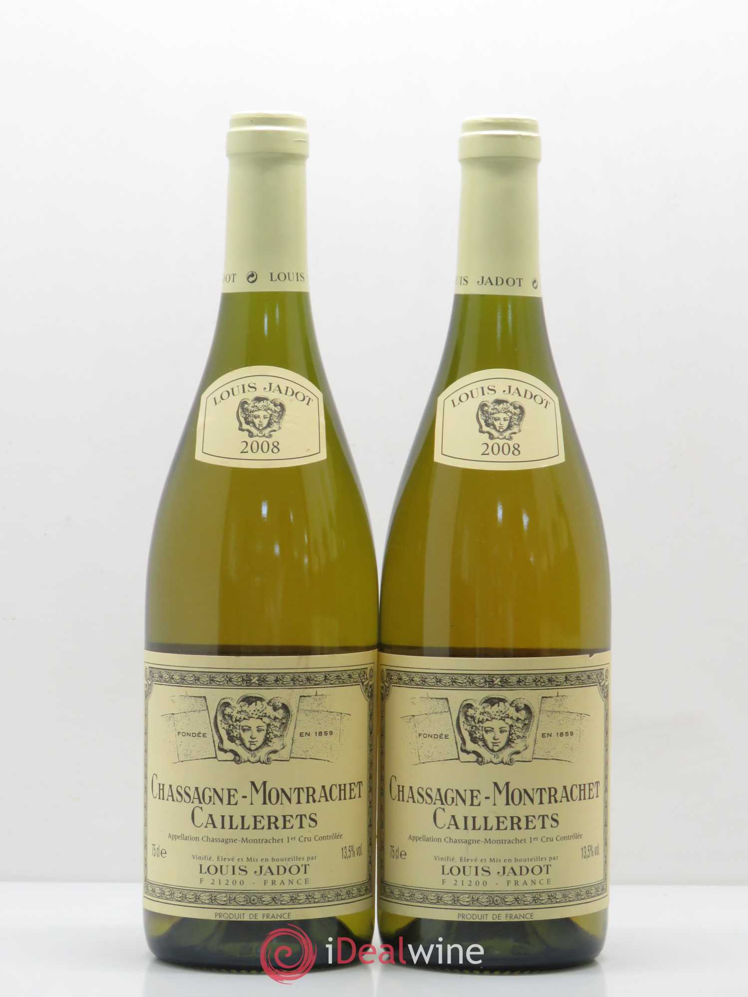 Chassagne-Montrachet 1er Cru Les Caillerets Louis Jadot 2008 - Posten von 5 Flaschen - 2